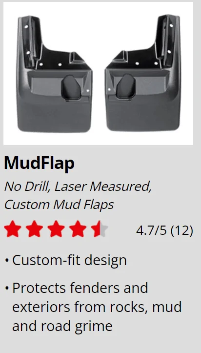 Ford Bronco Weathertech - Mud Flaps - "Coming Soon" on Website 1645199123211