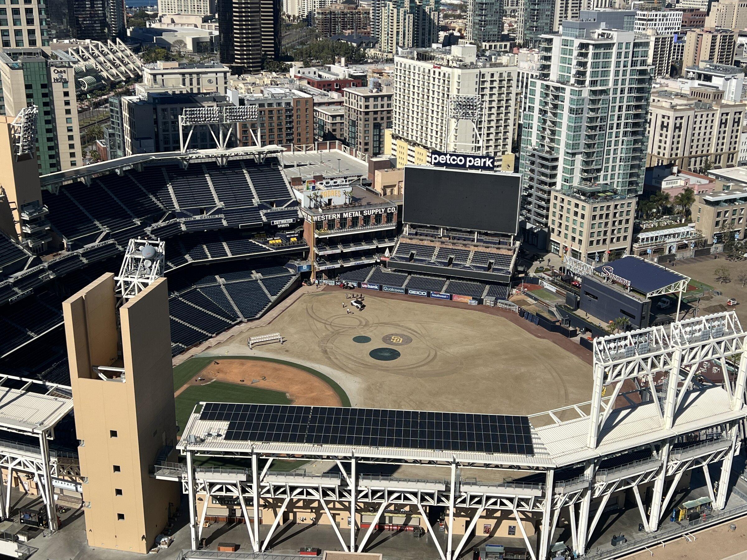 Ford Bronco Bronco driver goes for joyride inside Petco Park, tears up field before police arrest him A2687350-8A4F-4DBC-8D81-C3B3DEE090F7