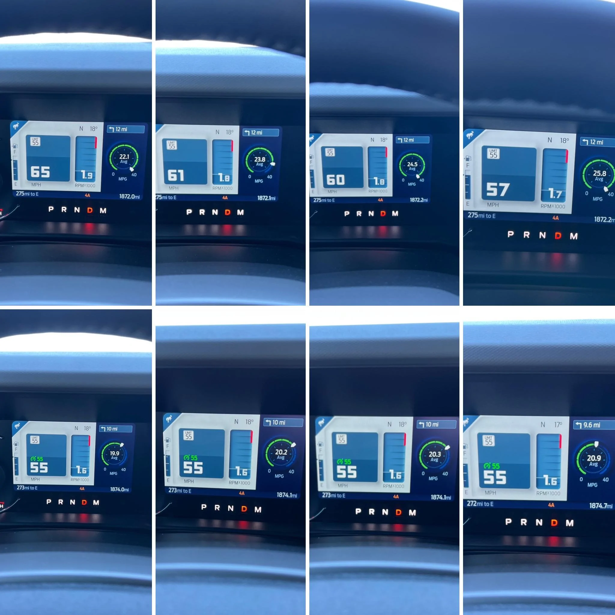 Ford Bronco MPG test in Normal mode 3ECFA860-7902-44AF-B25A-912DECECB5AA