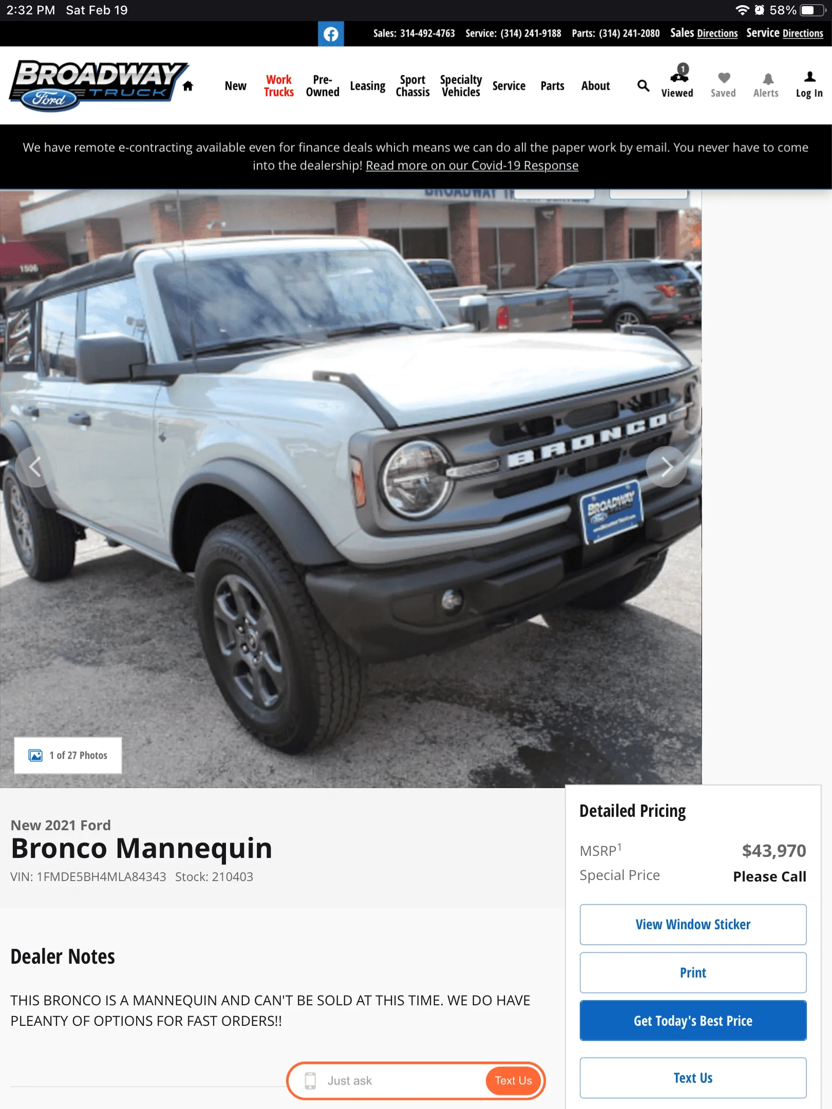 Ford Bronco 🛠 01/24/22 Build Week Group 44C9C129-AE34-45B8-B233-89E00D3CD825