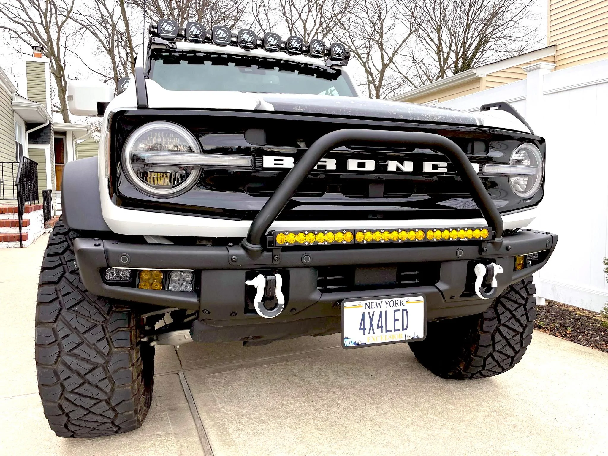 Ford Bronco Good Light Bar for HD Modular Front Bumper? Safari 3