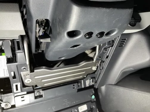 Ford Bronco Garage Door Opener Button Relocation IMG_0249