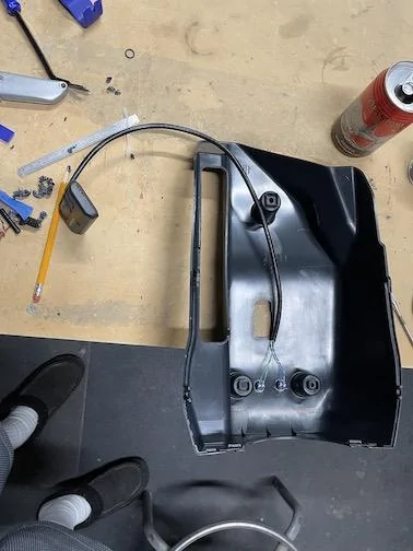 Ford Bronco Garage Door Opener Button Relocation IMG_0242