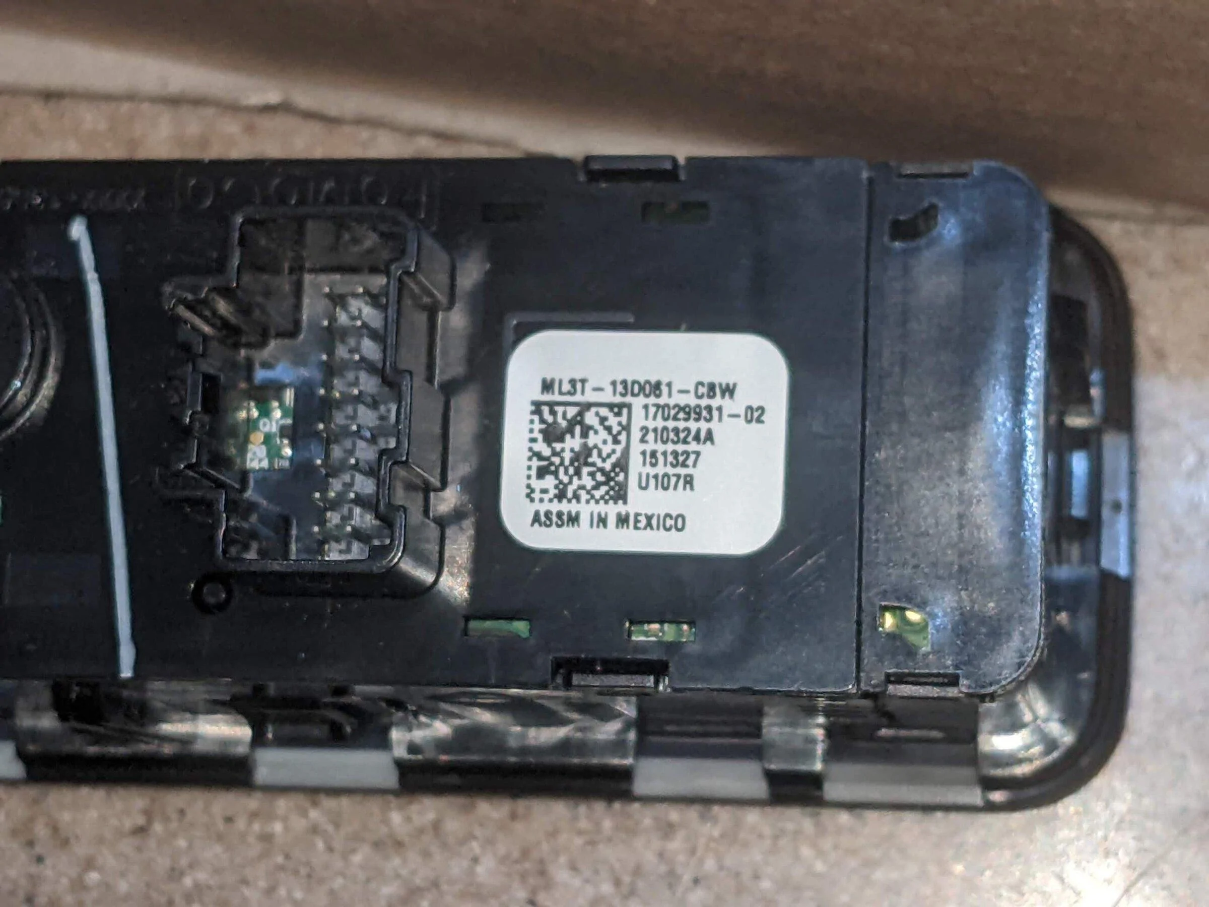 Ford Bronco Factory Fog Light Switch PXL_20220220_041319564