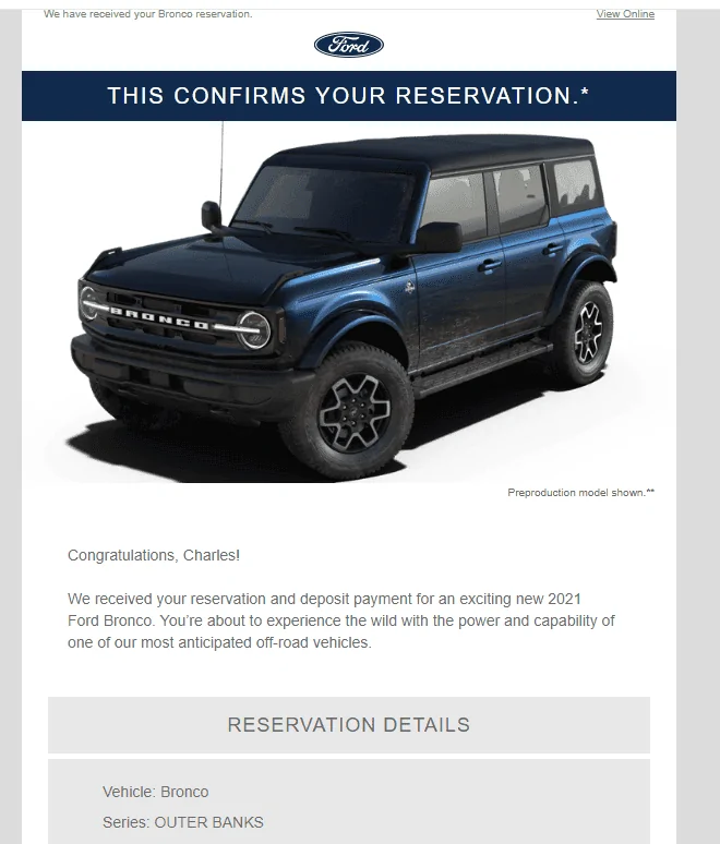 Ford Bronco Bronco Reservations Tracking List & Stats [Enter Yours!] 1598292683997