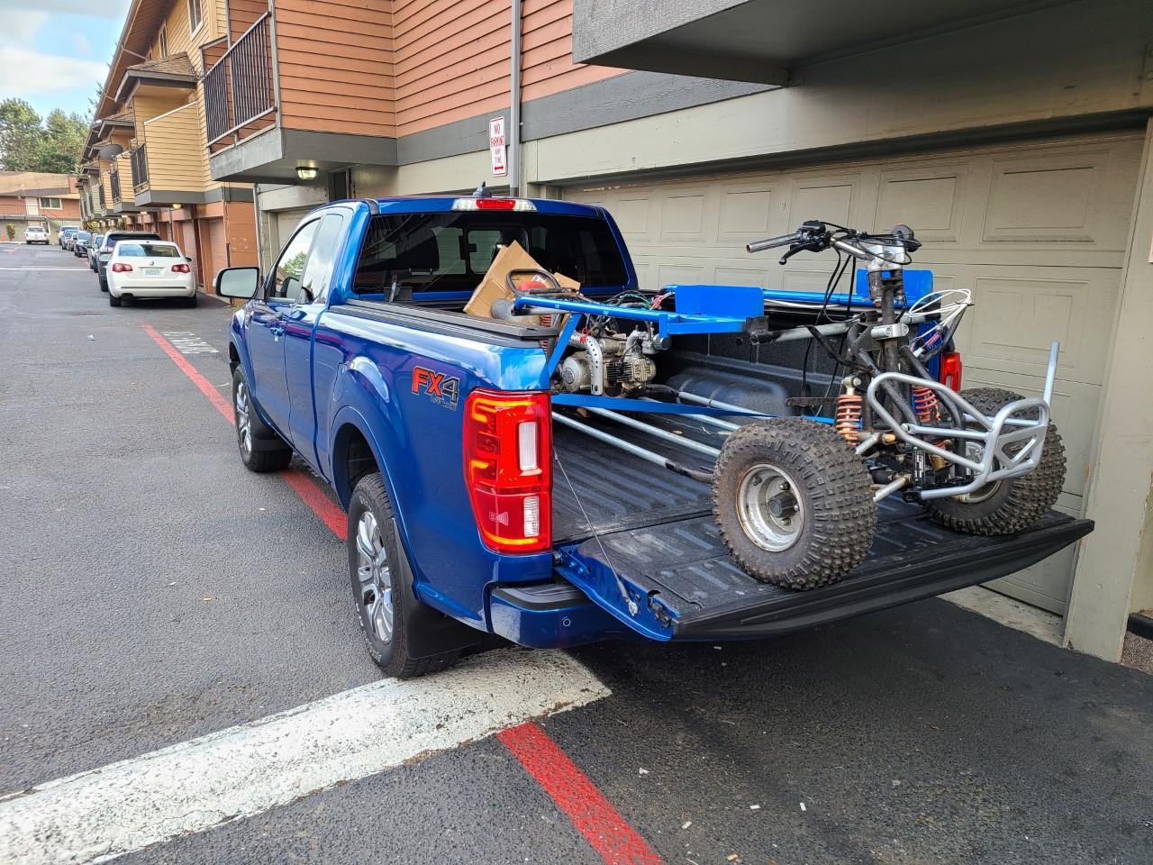 Ford Bronco Bronco bottle opener has been located hauling the quad