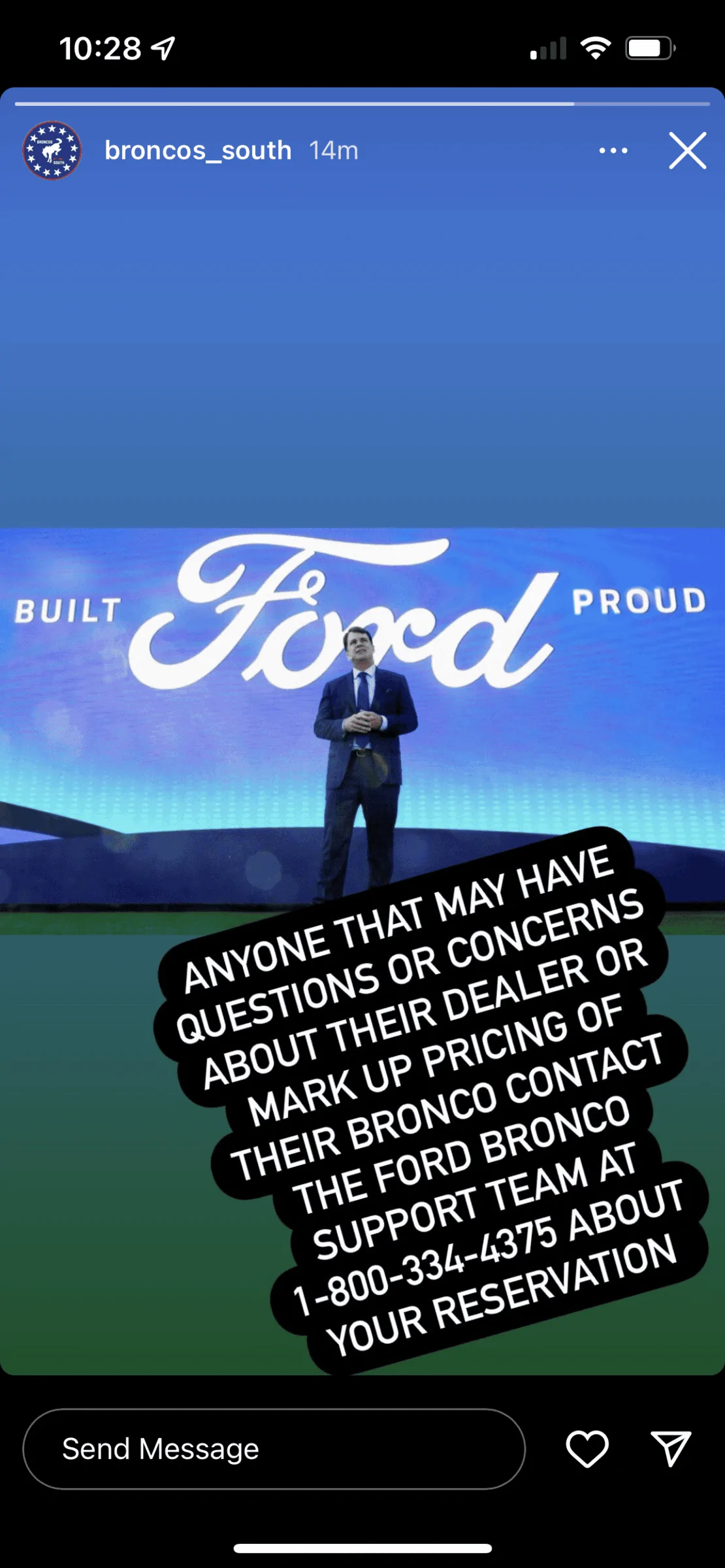 Ford Bronco Has everyone seen this quote? 7C048FFB-C419-477F-94EB-4BA75F36112F