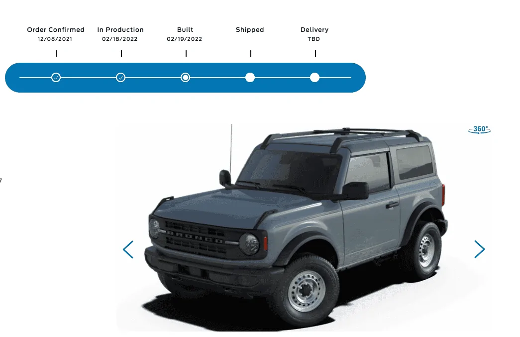 Ford Bronco 02/07/2022 Build Week Group Screen Shot 2022-02-20 at 4.05.13 PM