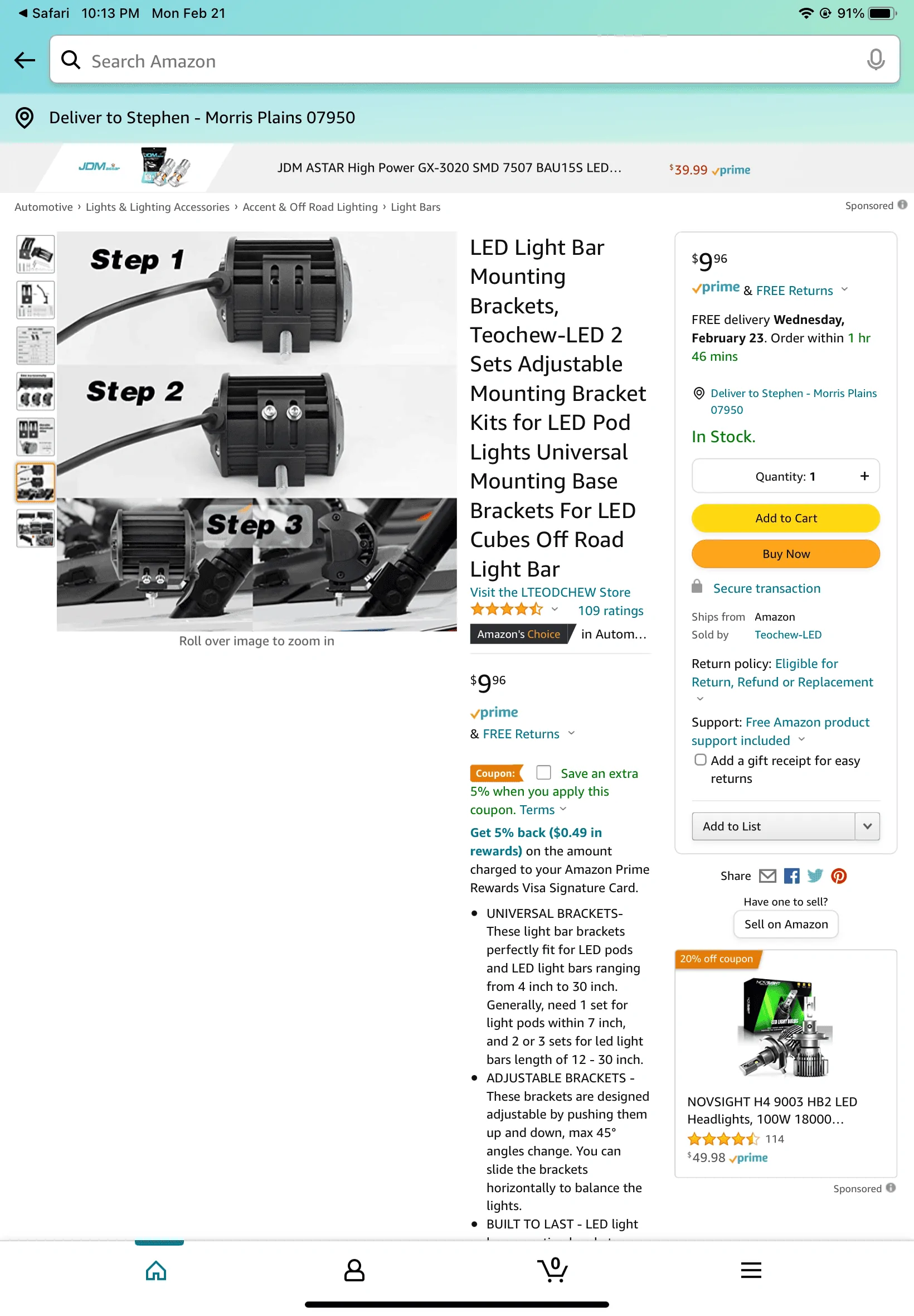 Ford Bronco Cheap 30" light bar installed 2D6BAD6B-F7EB-4D94-ABFC-EABD46F5F9FA