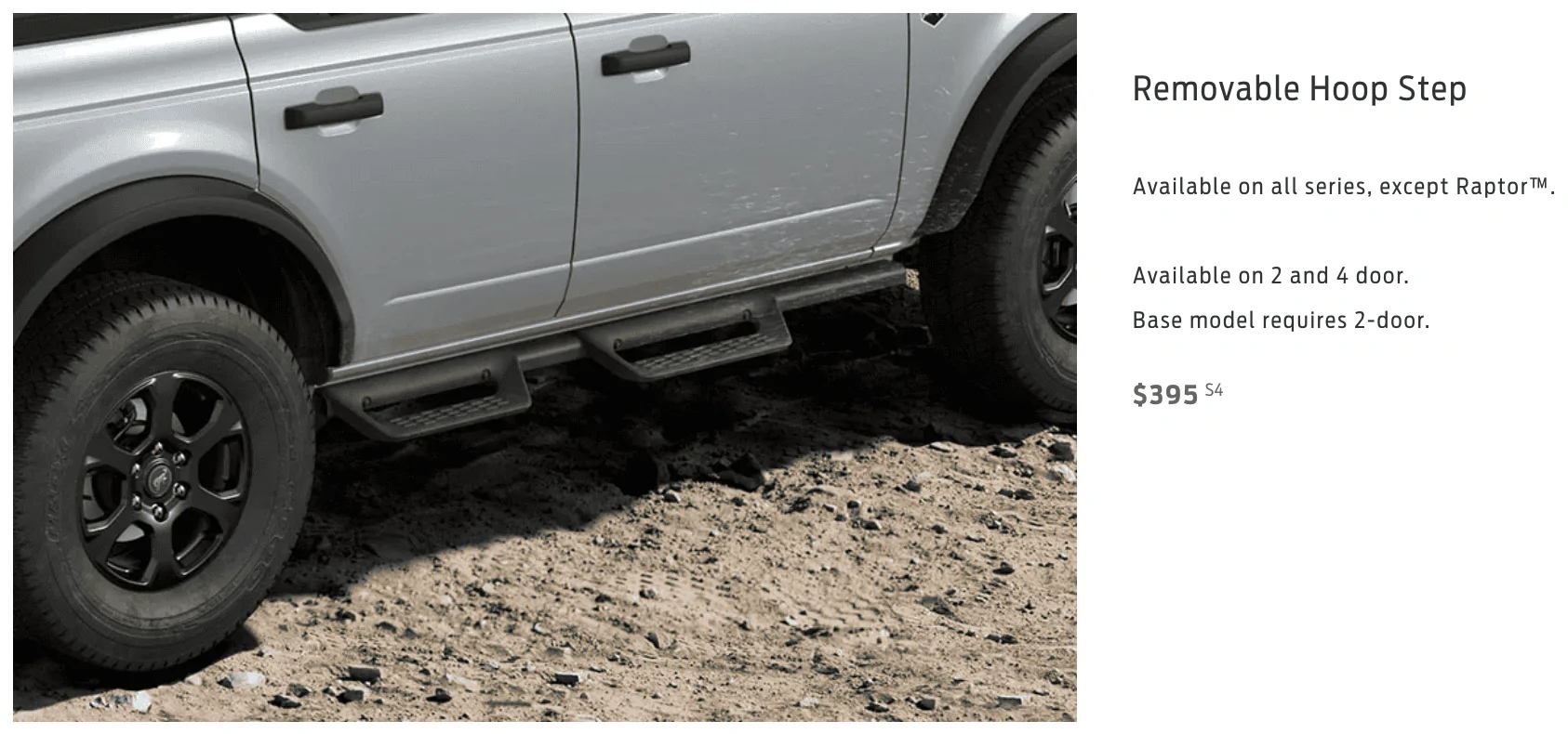 Ford Bronco Proper Factory Side Step Option Available? Screen Shot 2022-02-22 at 12.13.18 AM