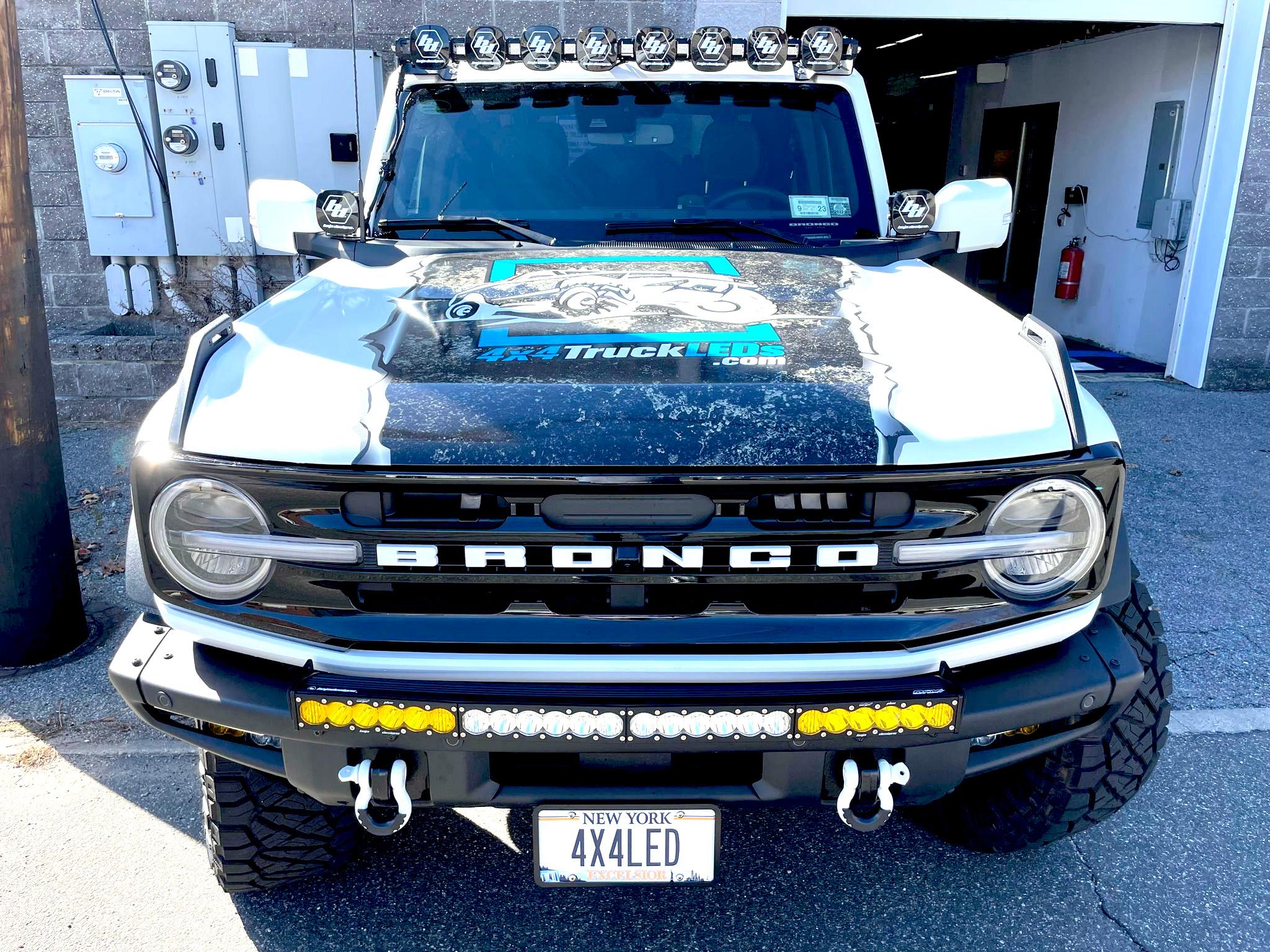 Ford Bronco Good Light Bar for HD Modular Front Bumper? OnX66