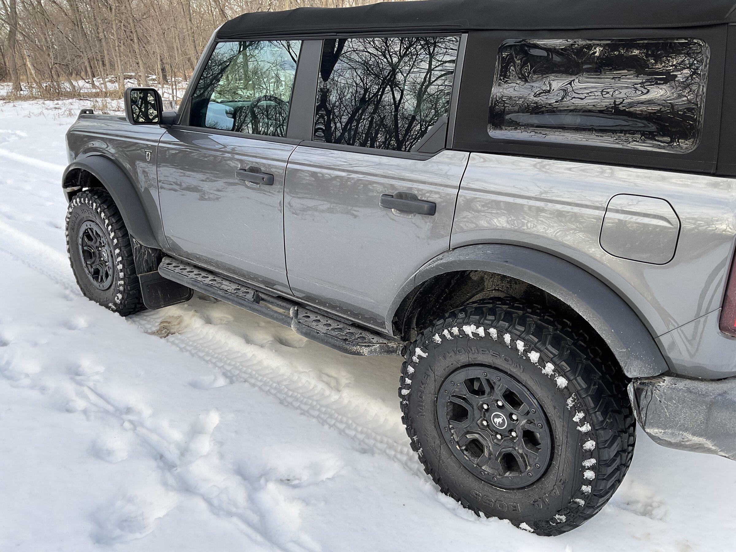 Ford Bronco ZROADZ slider / step installed 822069C8-565E-4ED5-9C12-D0AD89971847