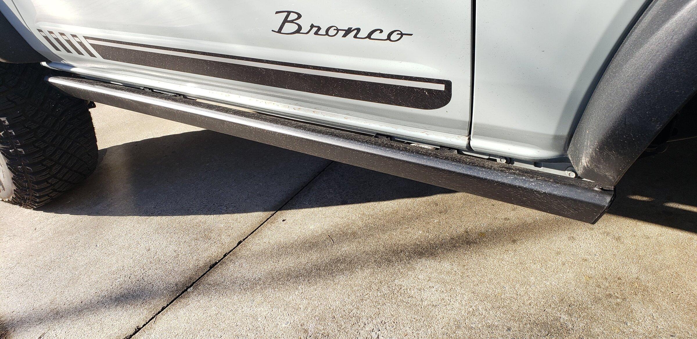 Ford Bronco OEM Steps on FE 20220223_161414