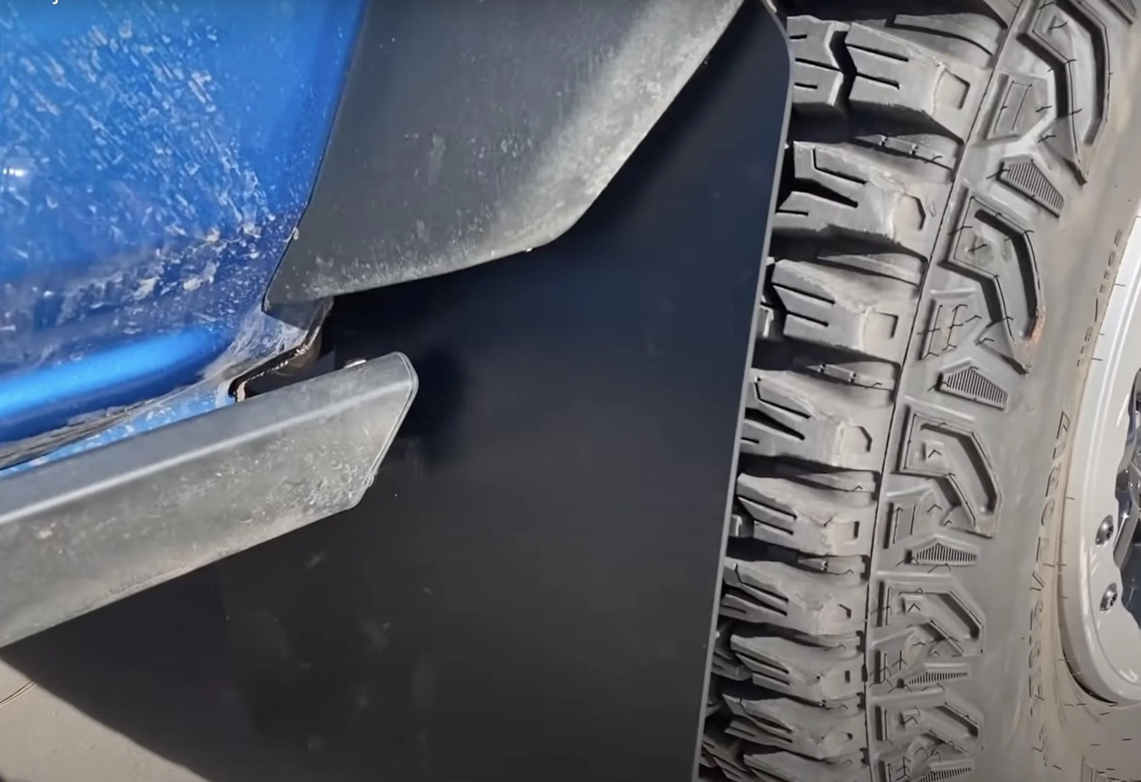 Ford Bronco Rokblokz mudflaps installed on Bronco Pasted Graphic 12