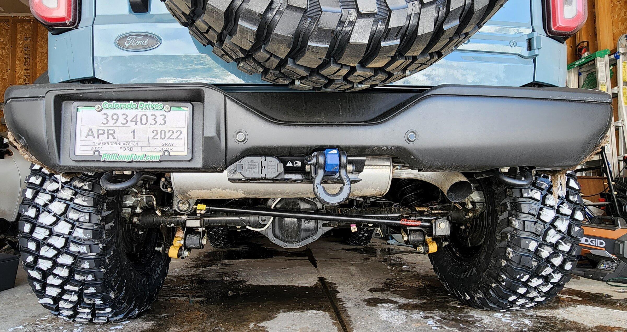 Ford Bronco Area 51 Badlands Sasquatch with 37s, Lift, Camburg UCAs, Adjustable Rear Trackbar 20220224_113652