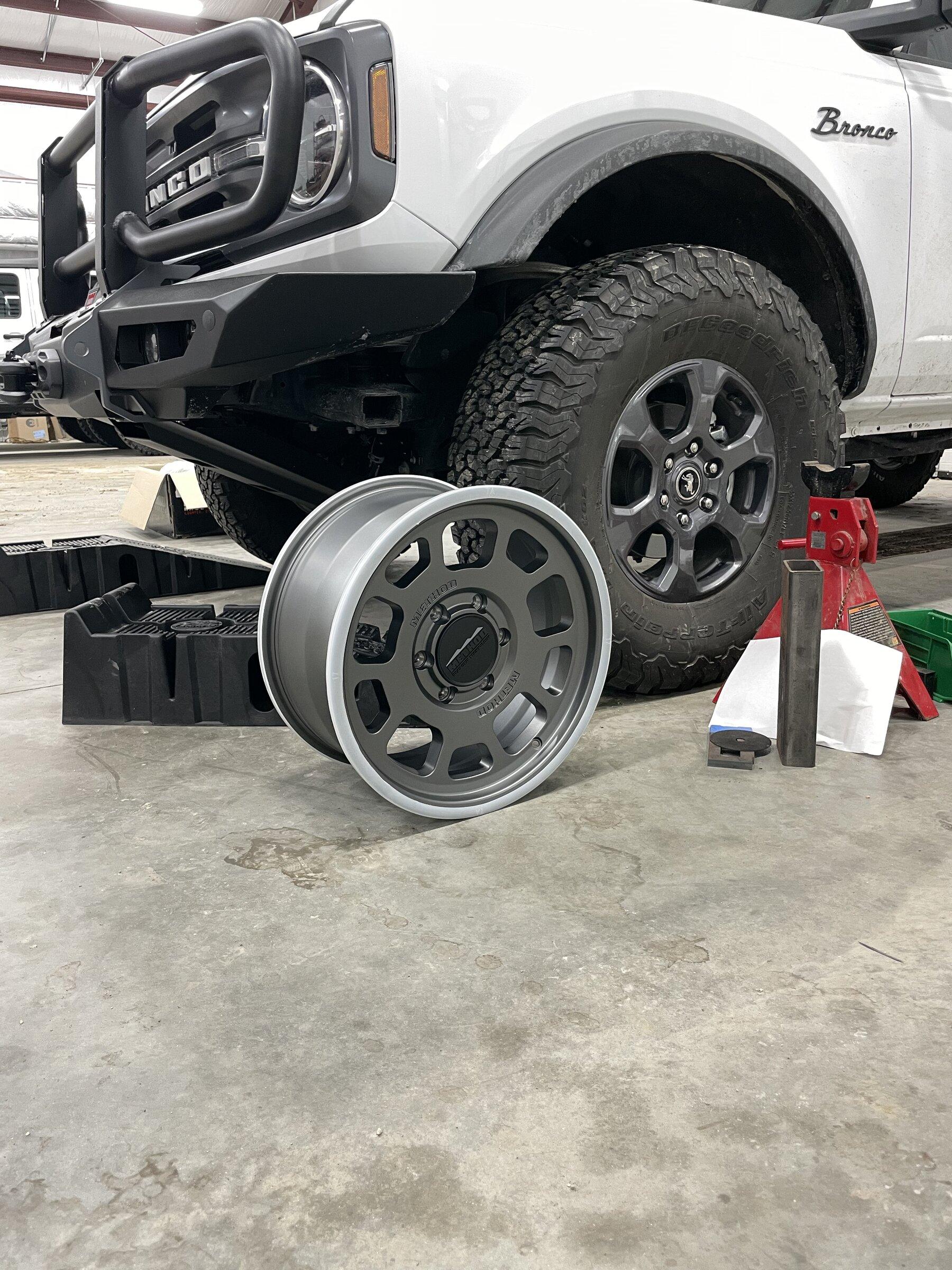 Ford Bronco Show us your installed wheel / tire upgrades here! (Pics) 23EB925A-9DBB-4631-A1C1-B6DF4C4C6DE5