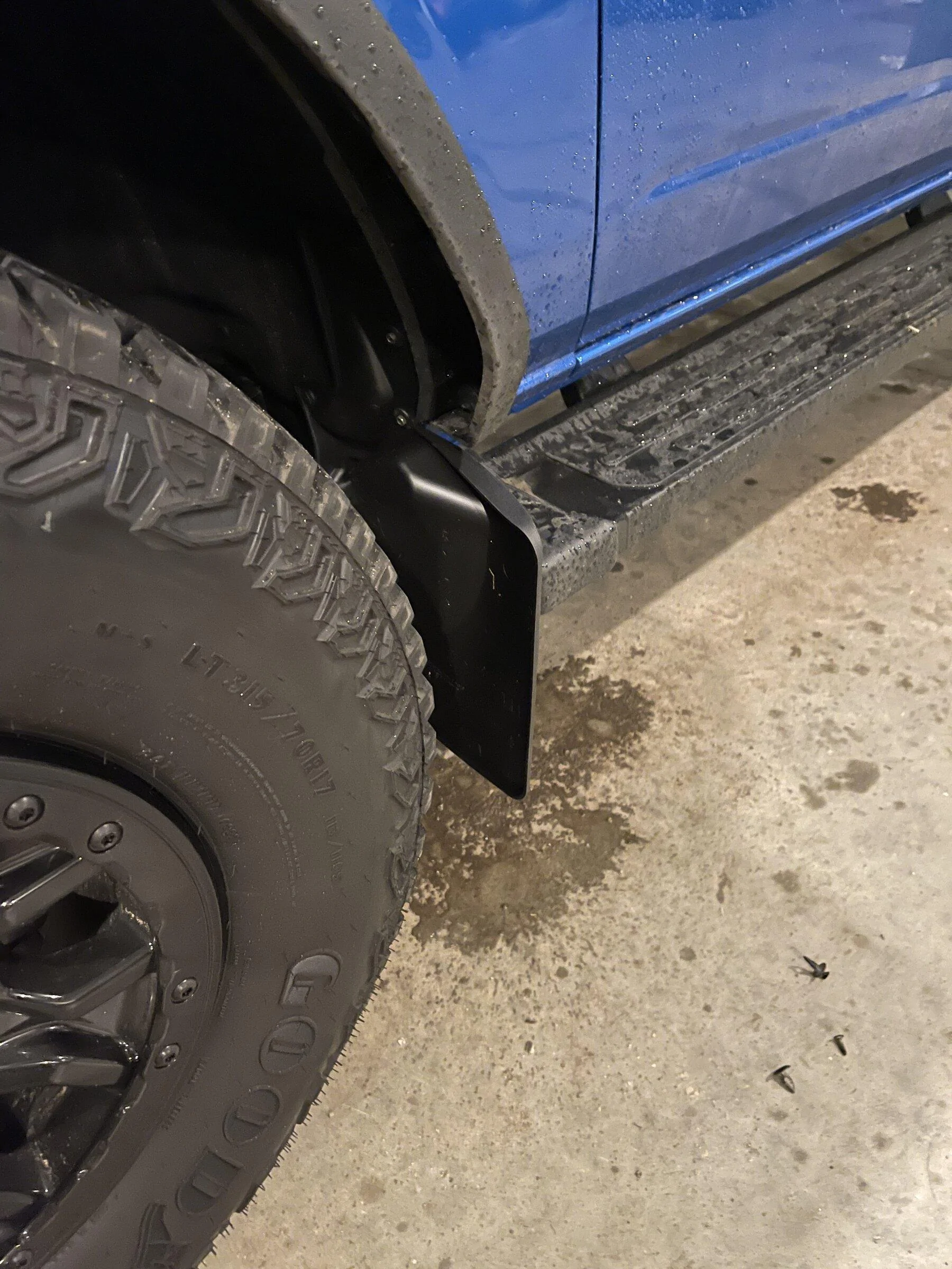 Ford Bronco Weather Tech Mud Flaps for Wildtrack installed D3AABF64-95A2-40CF-B0FD-1423D46B293B