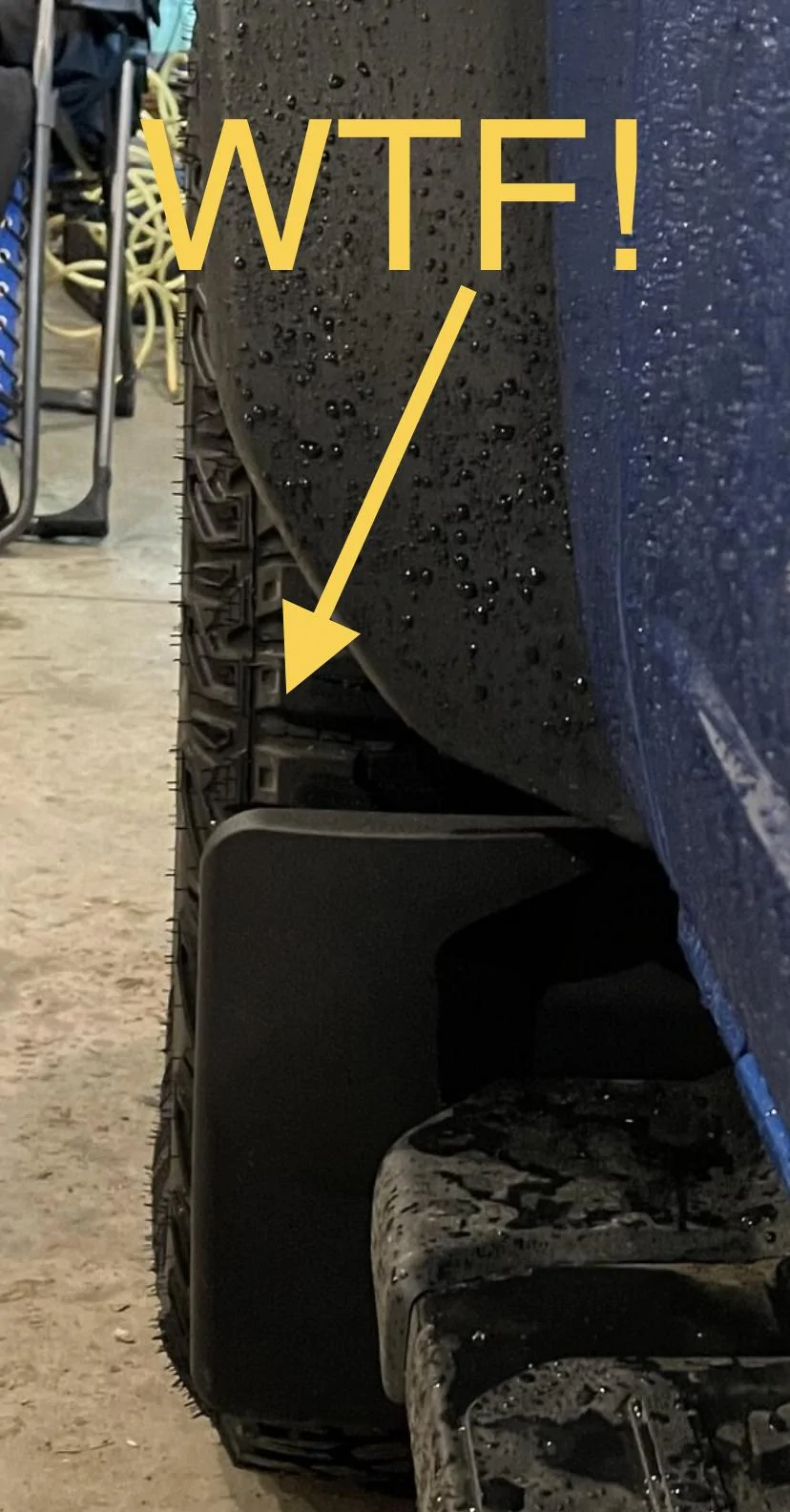 Ford Bronco Weather Tech Mud Flaps for Wildtrack installed 111E64CC-D3EA-4E56-B651-E603FD01F018