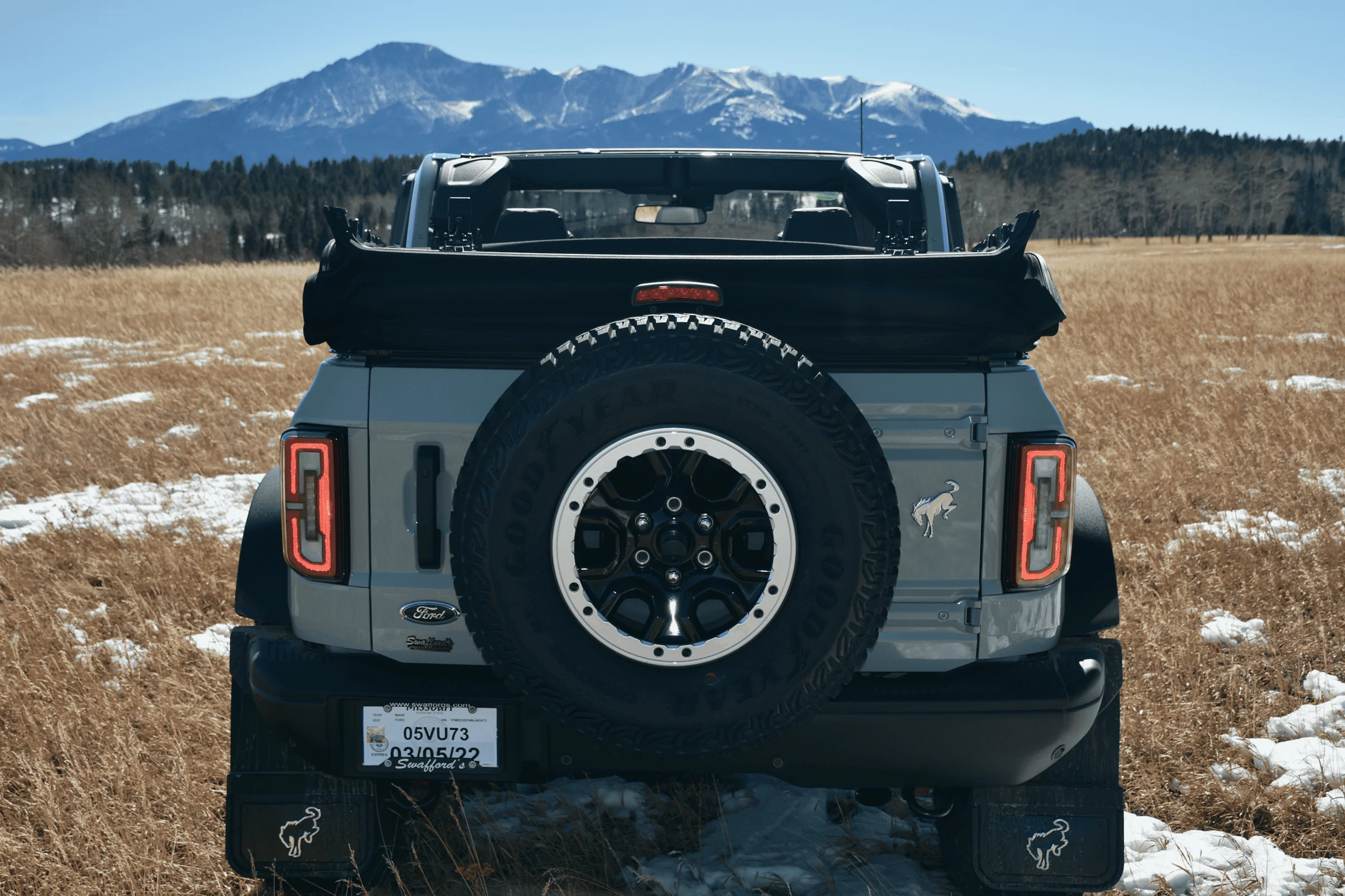 Ford Bronco Rokblokz mudflaps installed on Bronco Screen Shot 2022-02-20 at 6.37.55 PM