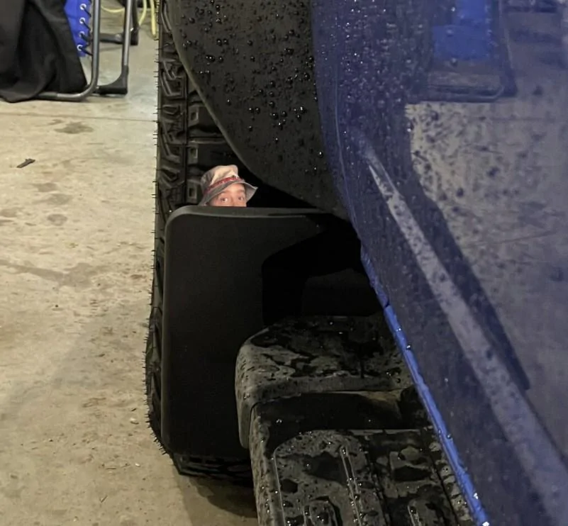 Ford Bronco Weather Tech Mud Flaps for Wildtrack installed wilson