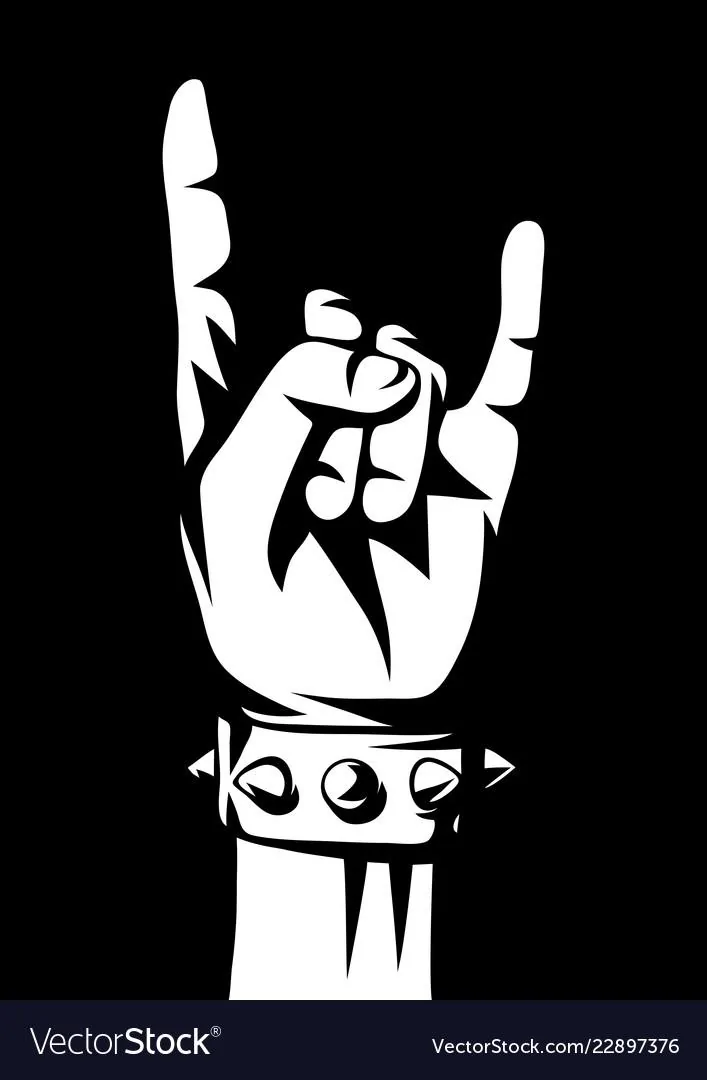 Ford Bronco Another door pocket solutuon. rock-and-roll-or-heavy-metal-hand-sign-vector-22897376