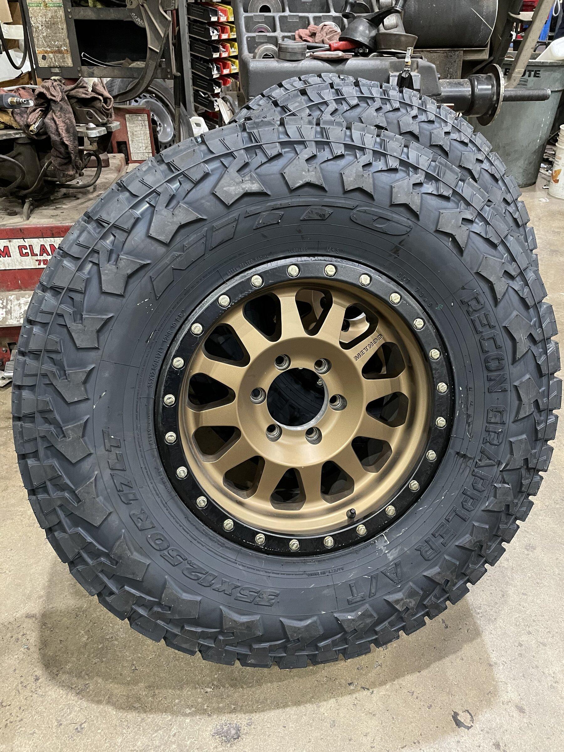 Ford Bronco Fender flares painted on Cactus Gray First Edition + Method Wheels, Nitto Recon Grapplers 35's, Fabtech 1.5" Level Kit 19cfc2c2-abf8-44ce-8734-f0a72f8212b0-jpe