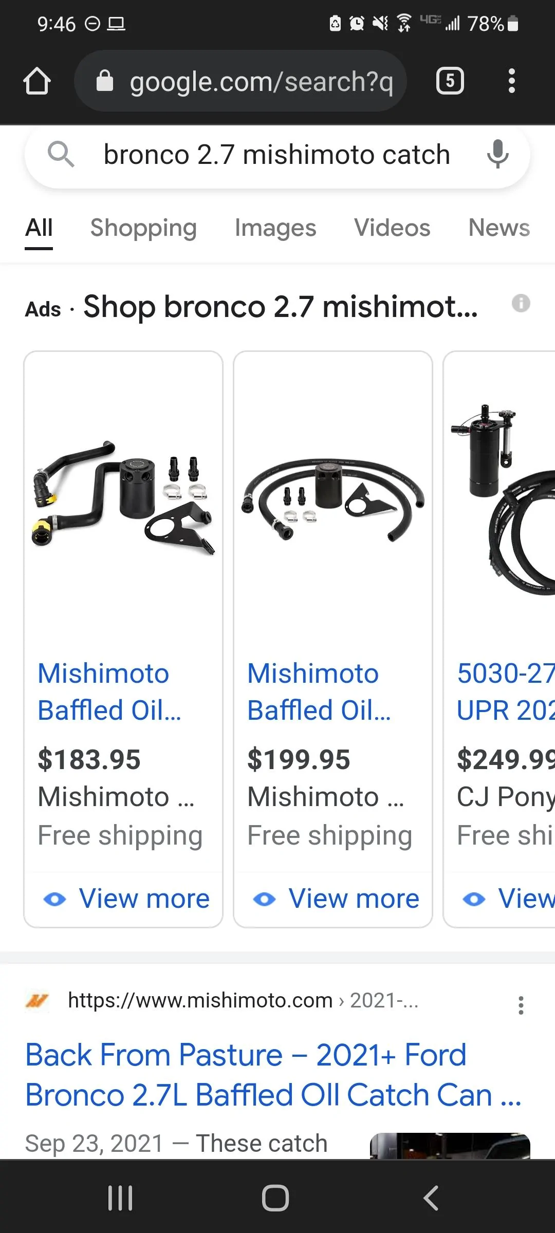 Ford Bronco Mishimoto catch can install with pics, tips and tricks Screenshot_20220226-094626_Chrom