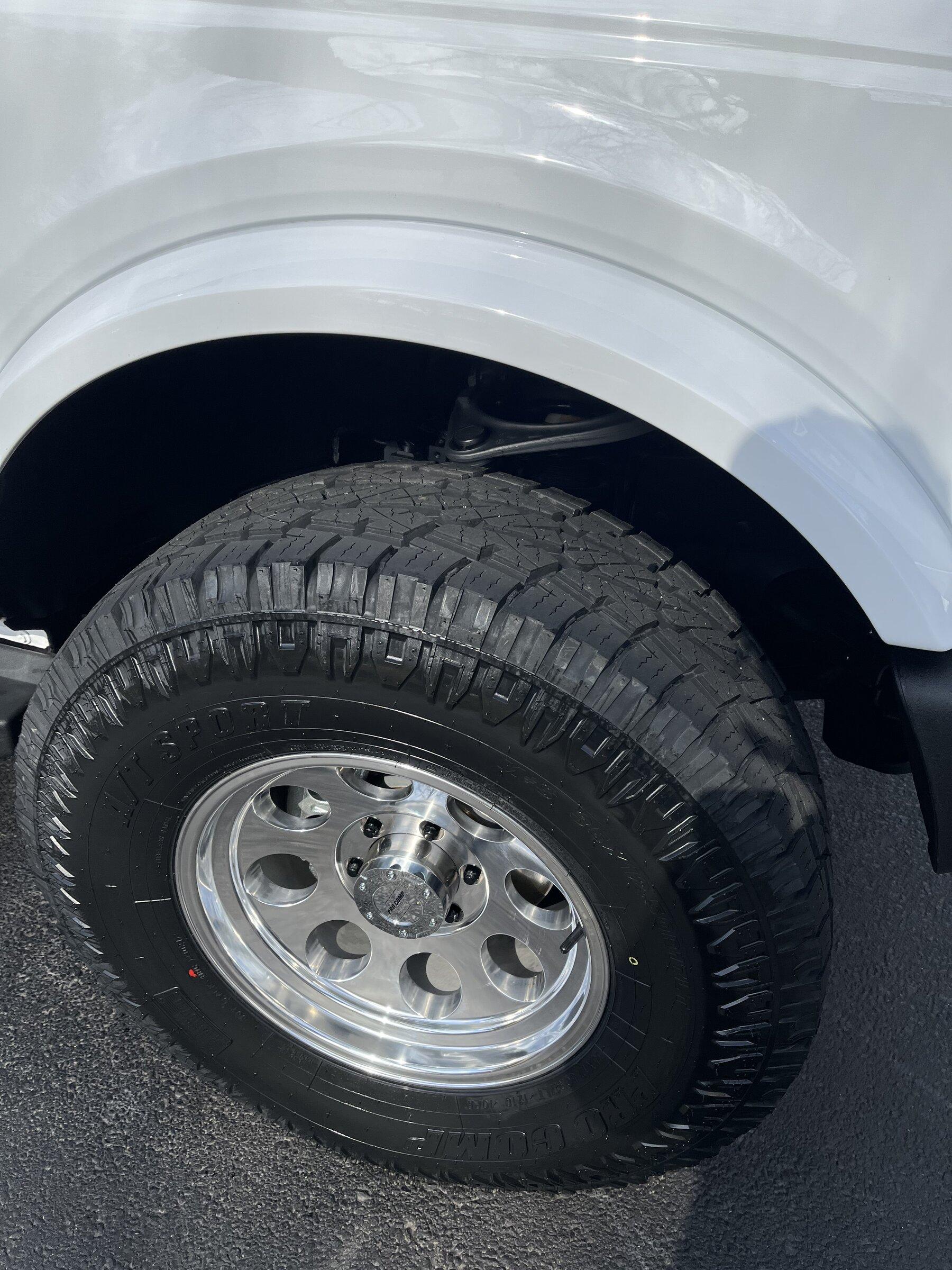 Ford Bronco Show us your installed wheel / tire upgrades here! (Pics) F425875E-56BC-4013-8809-EF25D49CCF03