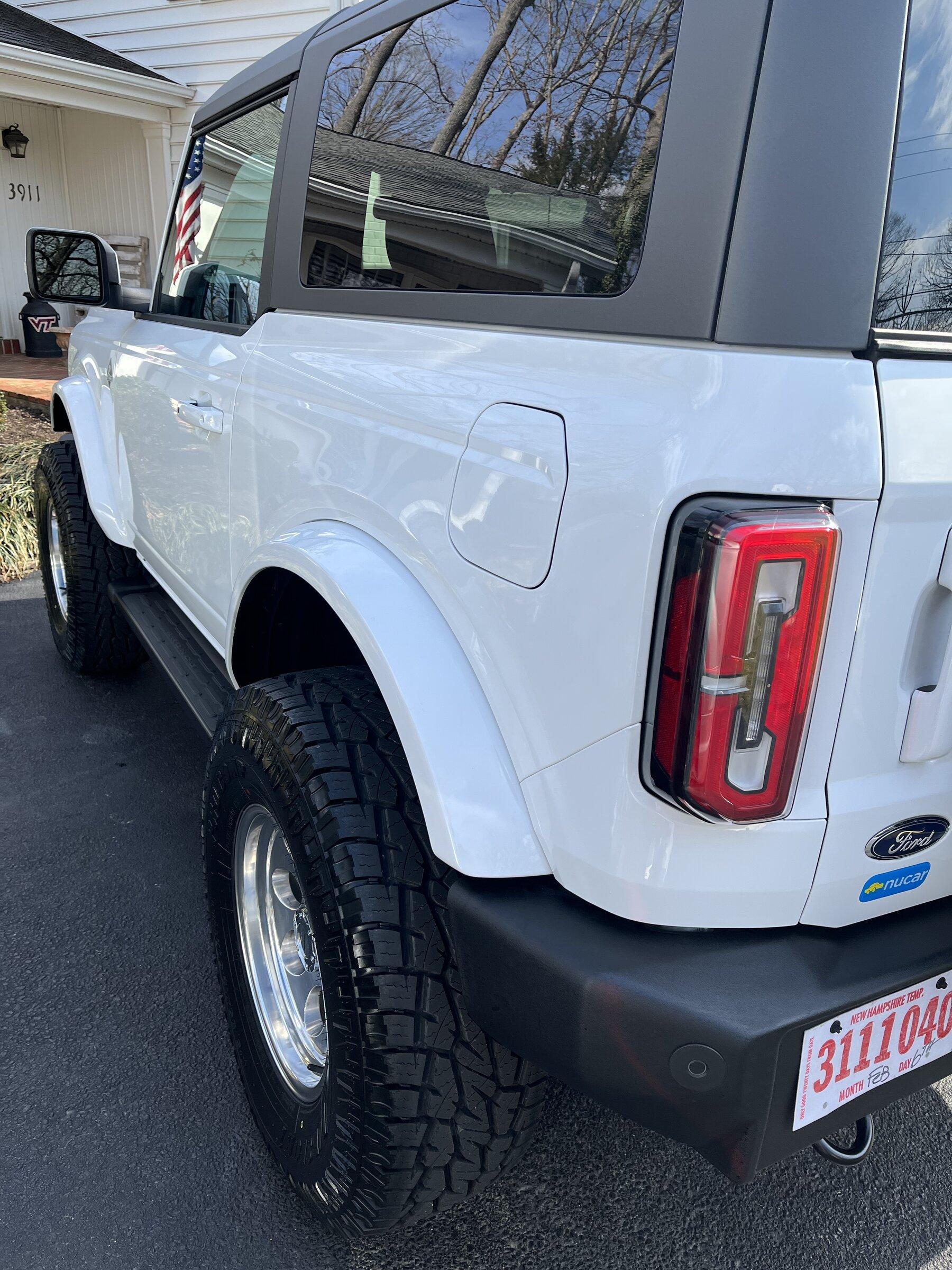 Ford Bronco Show us your installed wheel / tire upgrades here! (Pics) B297B9FF-0DAC-4A34-A6AE-7A9730F218DA