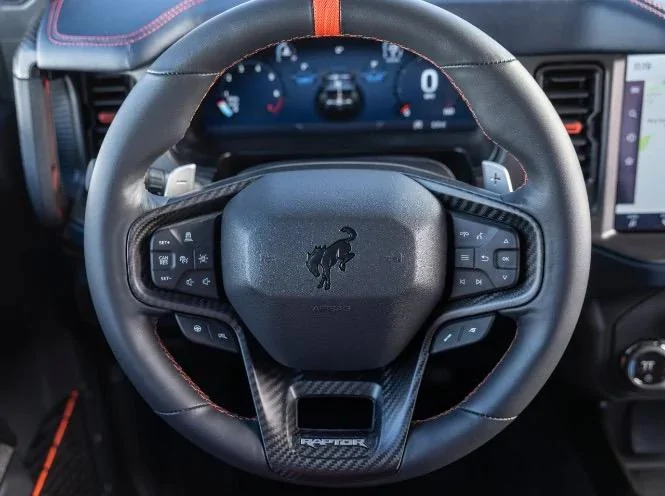 Ford Bronco The Bronco Raptor steering wheel C70E629E-1F66-4D98-8A71-4647C69D157D