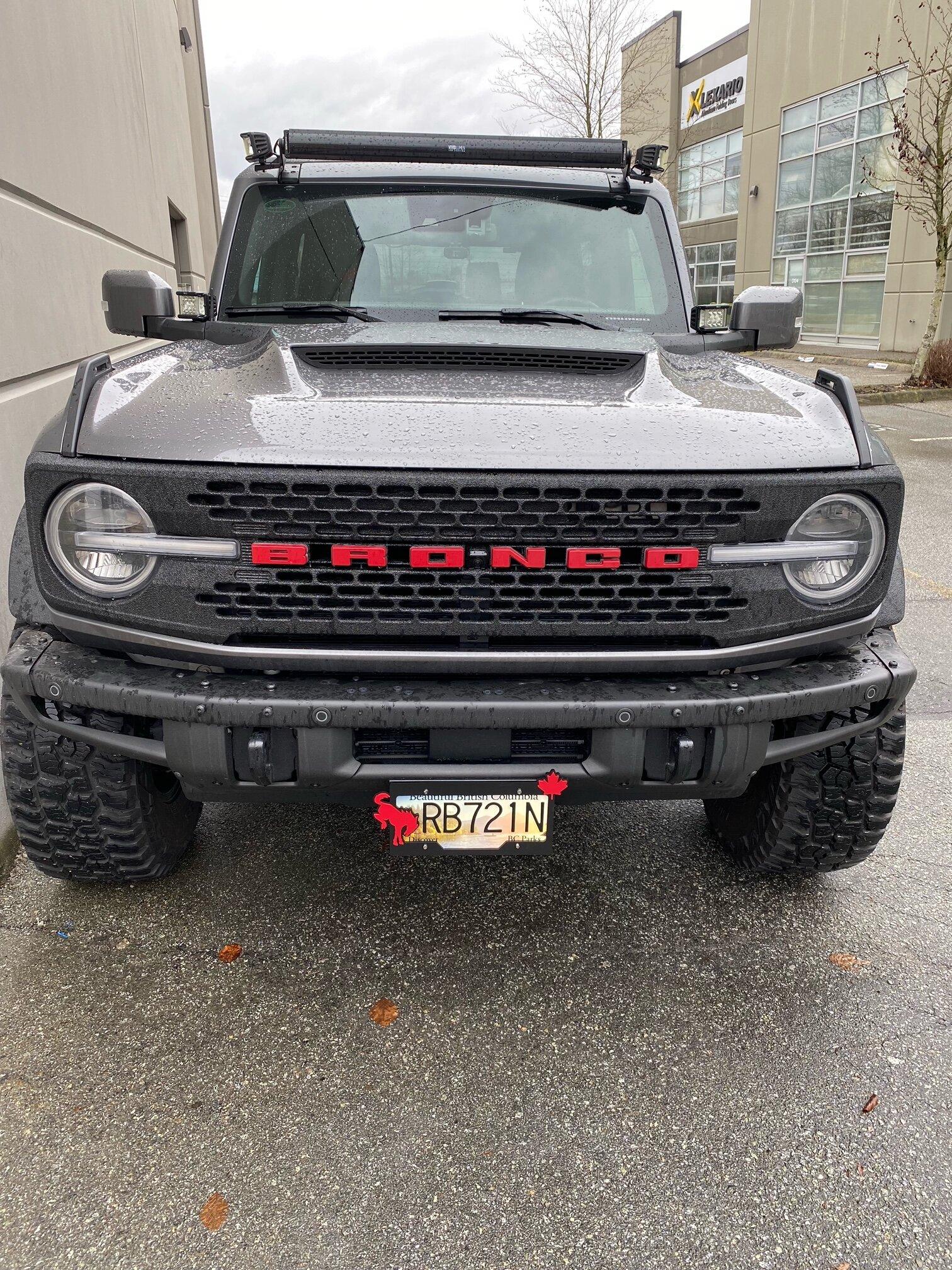 Ford Bronco New Plate Frames made..... image1 (15)