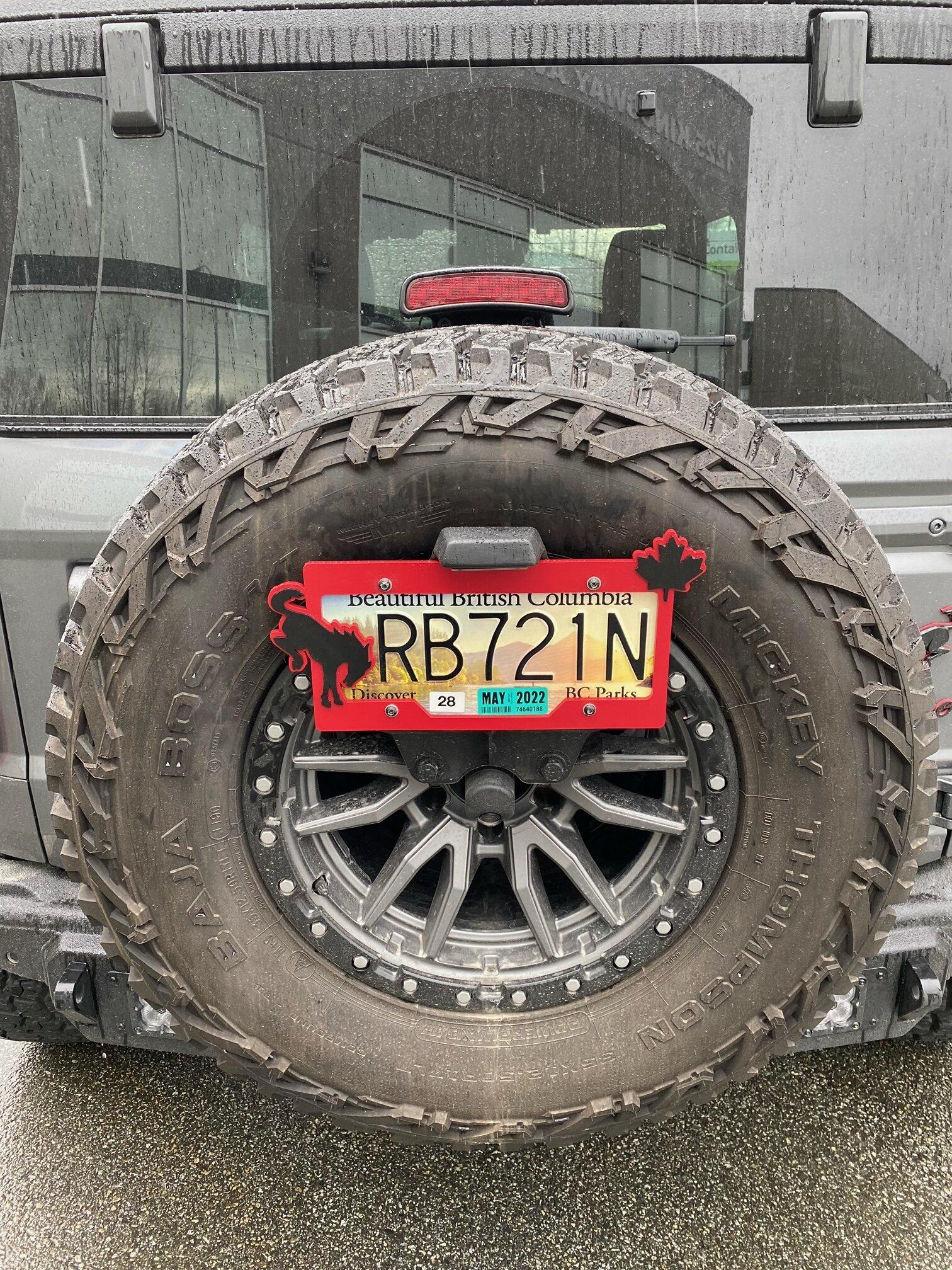 Ford Bronco New Plate Frames made..... image3 (5)