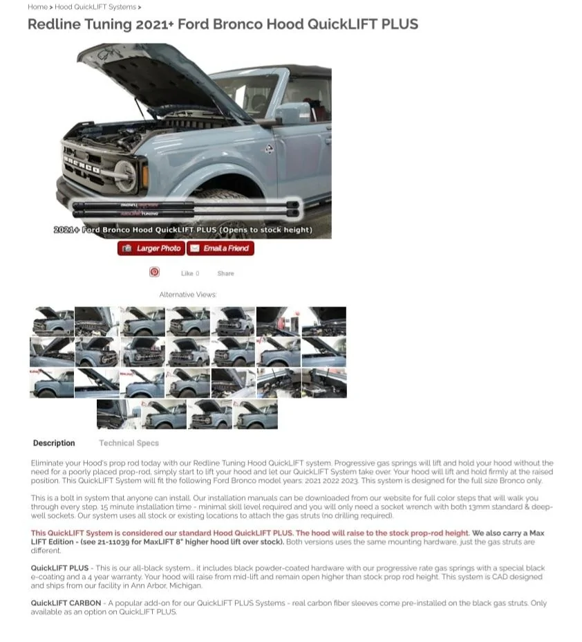 Ford Bronco REDLINE TUNING Hoodshocks Screenshot_20220228-000655_Print Spooler