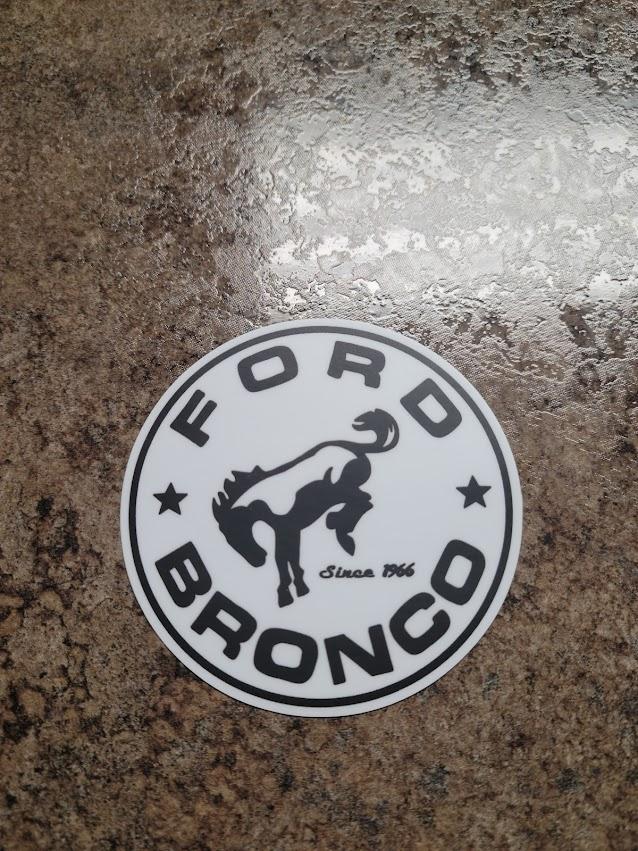Ford Bronco Stickers on your rig... since1966