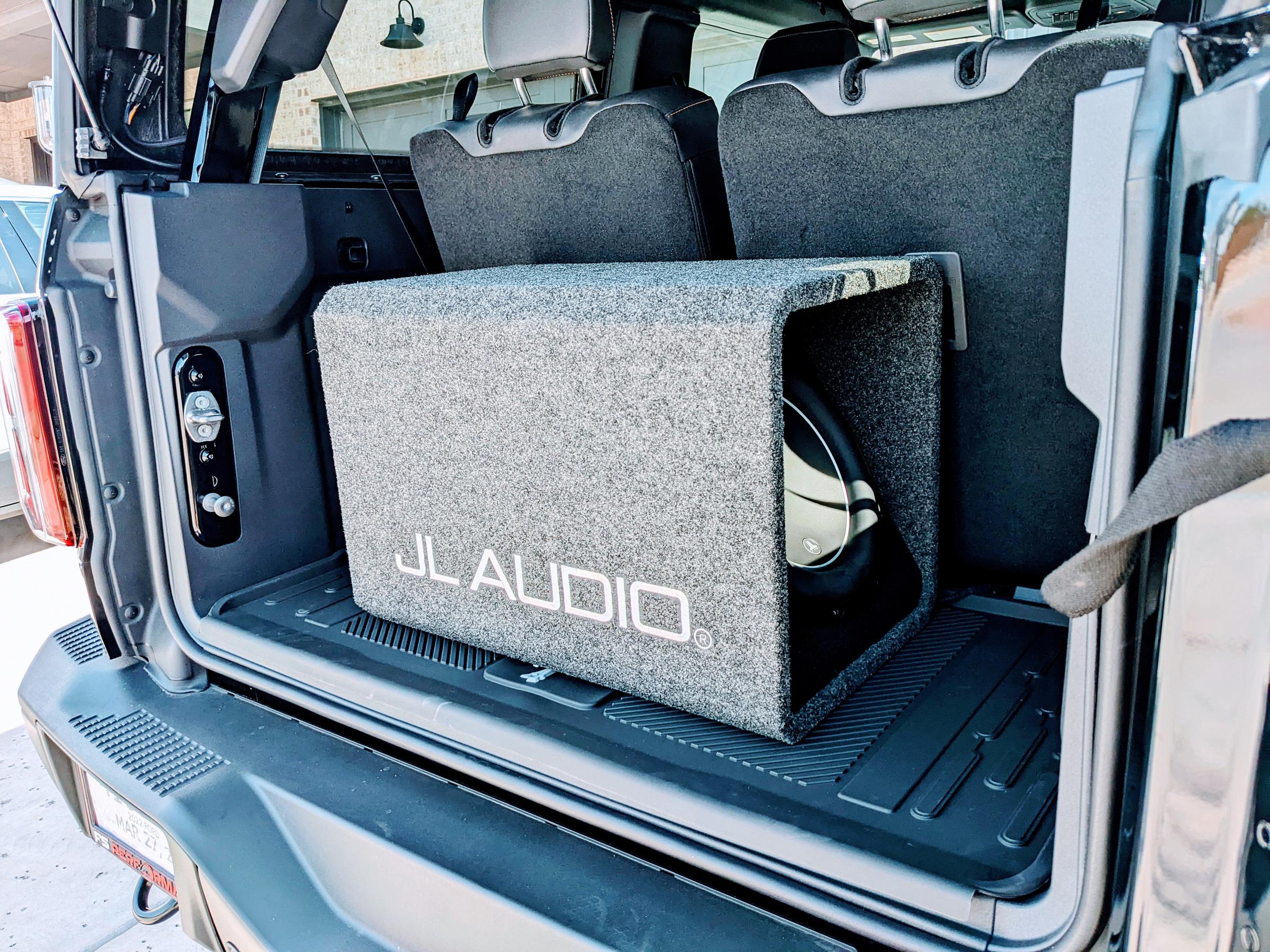 Ford Bronco XPEL Stealth Shadow Black 2DR Badlands with JL Audio Sub Install O8pplI9