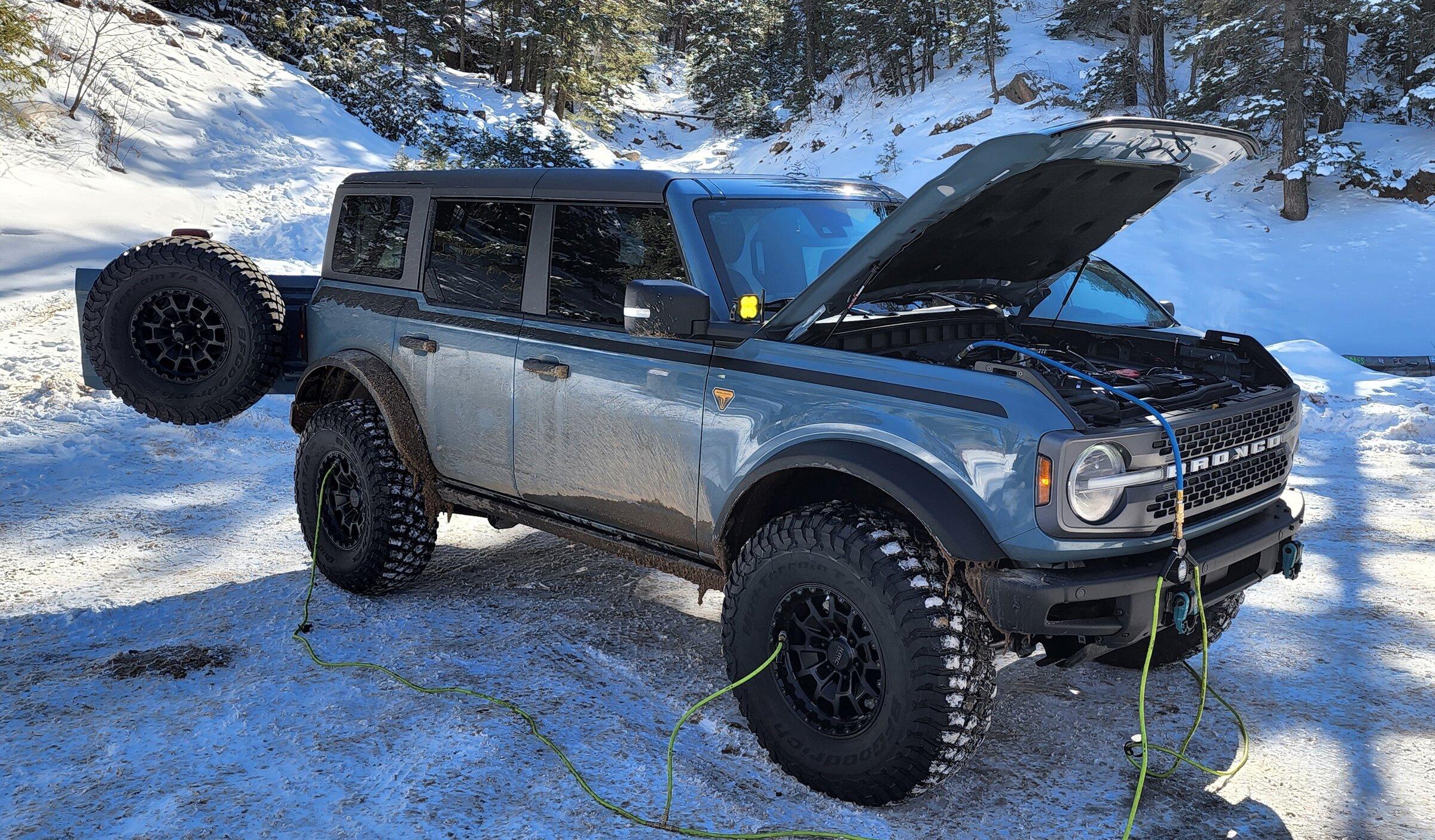 Ford Bronco Airing Up with ARB Twin Compressor and 4-Way Tube System 20220226_140303