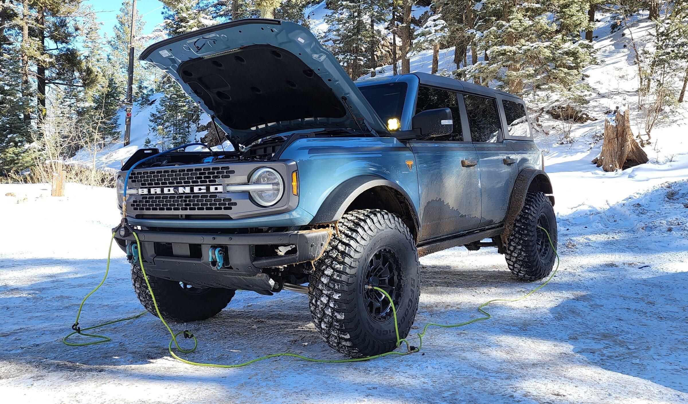 Ford Bronco Airing Up with ARB Twin Compressor and 4-Way Tube System 20220226_140339