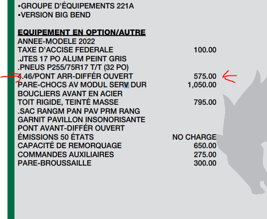 Ford Bronco Does rear axle differential lock or not? 1646155931533