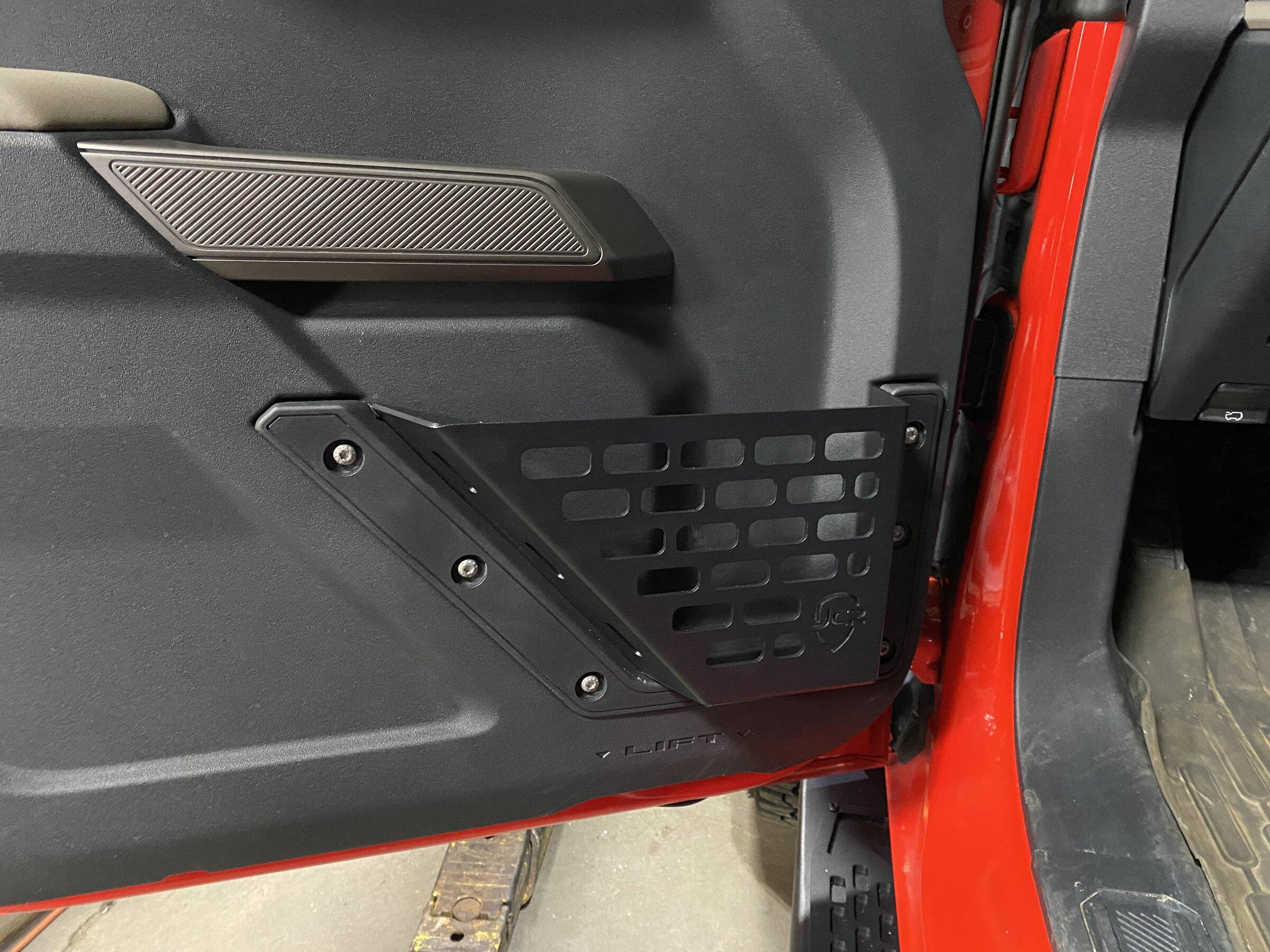 Ford Bronco Super clean Front and Rear door pocket solution! 2F7AD067-E746-428D-A176-29D26C32A650