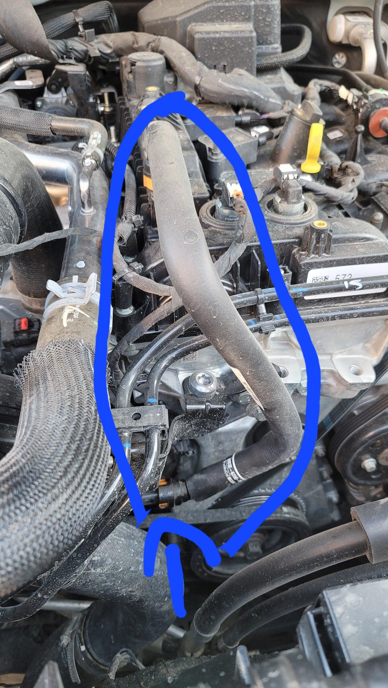 Ford Bronco Disconnected hose? What is it? 20220301_173515