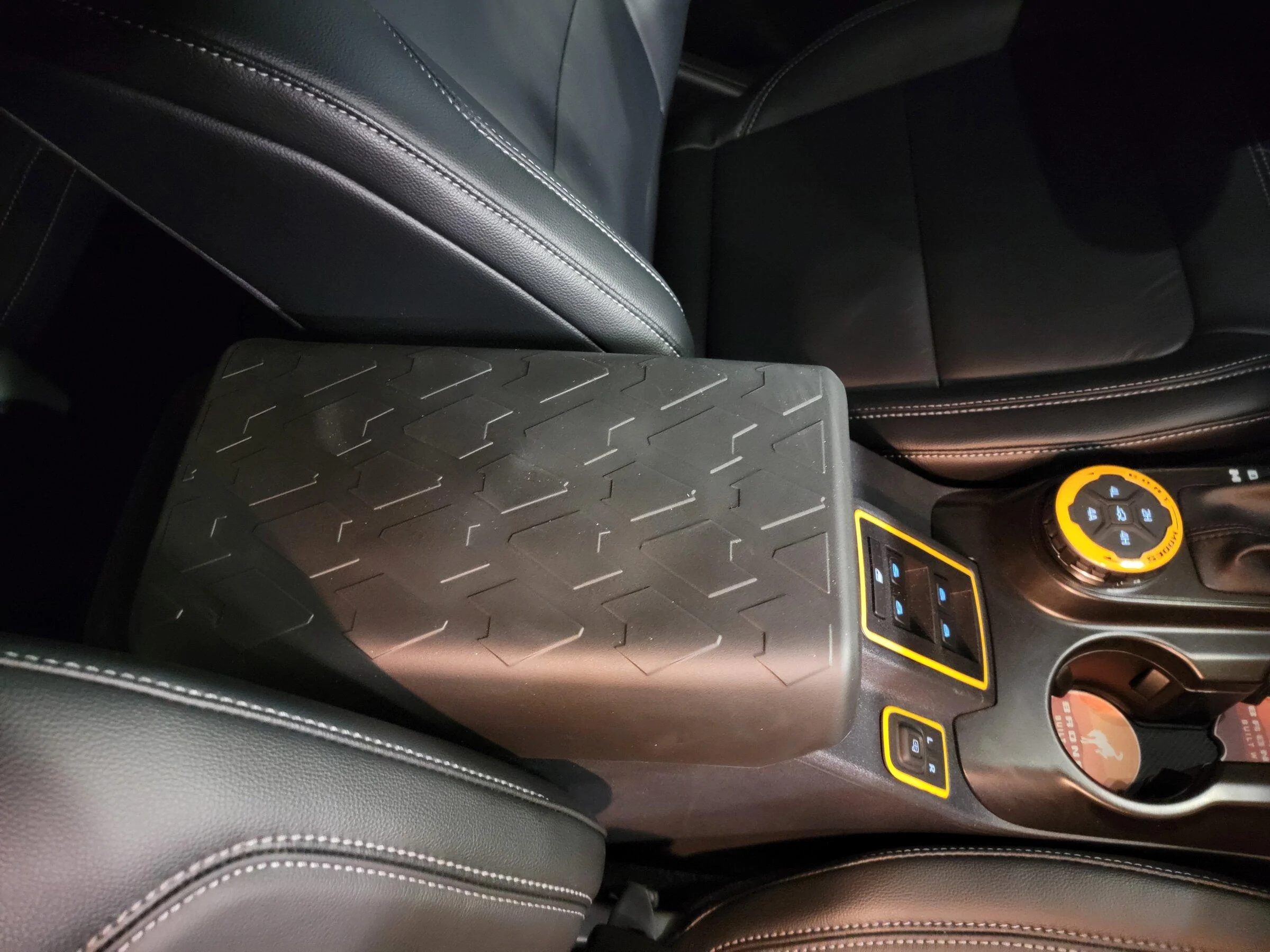Ford Bronco TPE Console Cover Option 20220301_191832