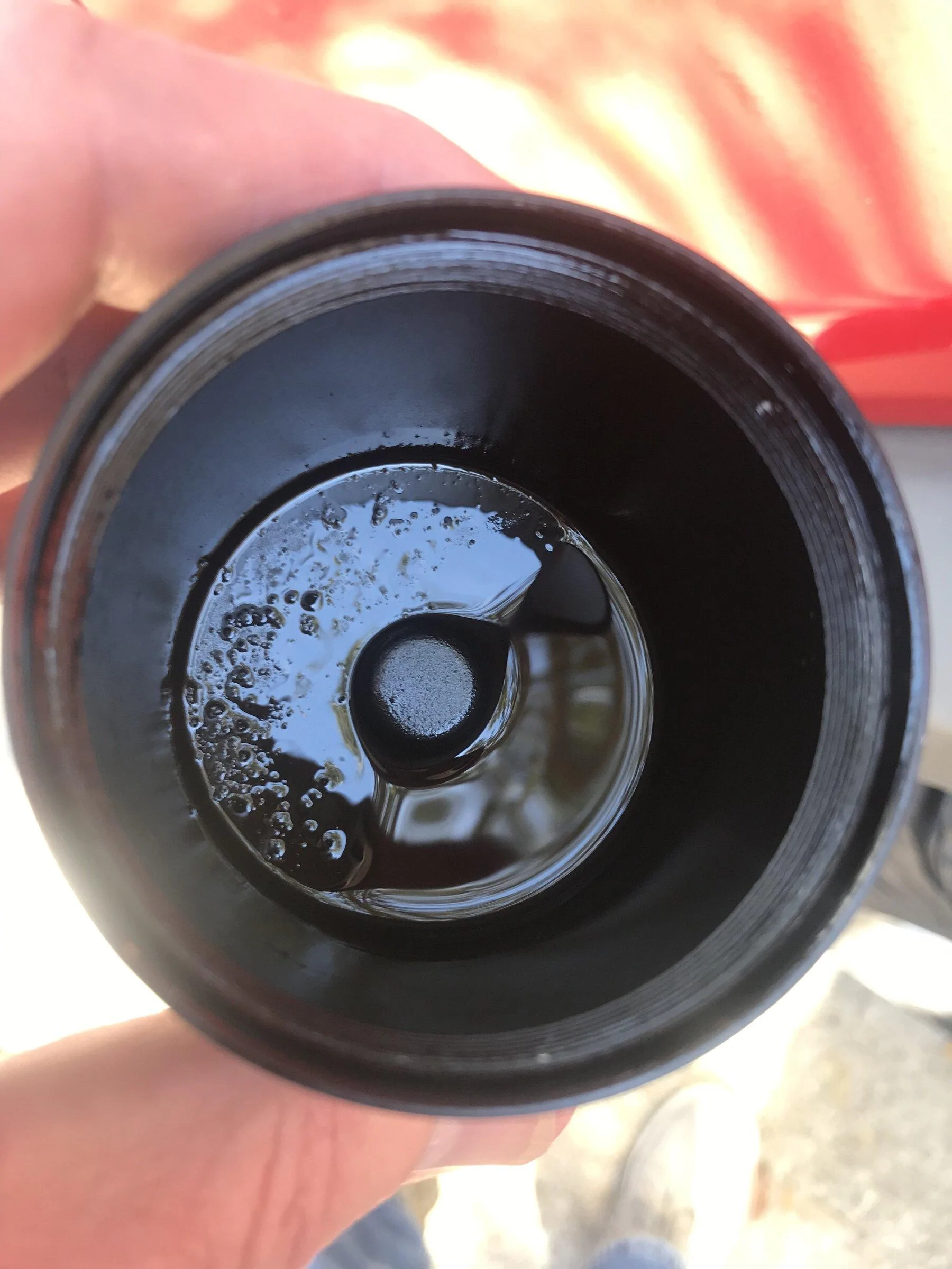 Ford Bronco Mishimoto catch can first results on 2.3 engine 575A2CBD-E427-4DEE-A4F9-424E82E2CEB1