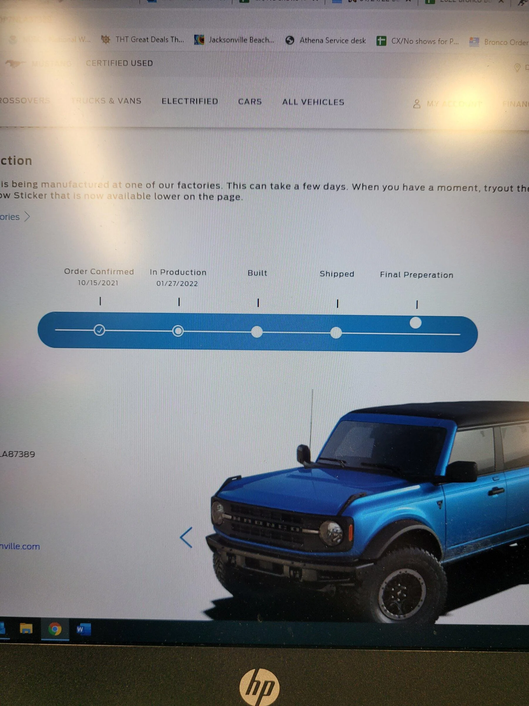 Ford Bronco 🛠 01/24/22 Build Week Group 20220302_142205