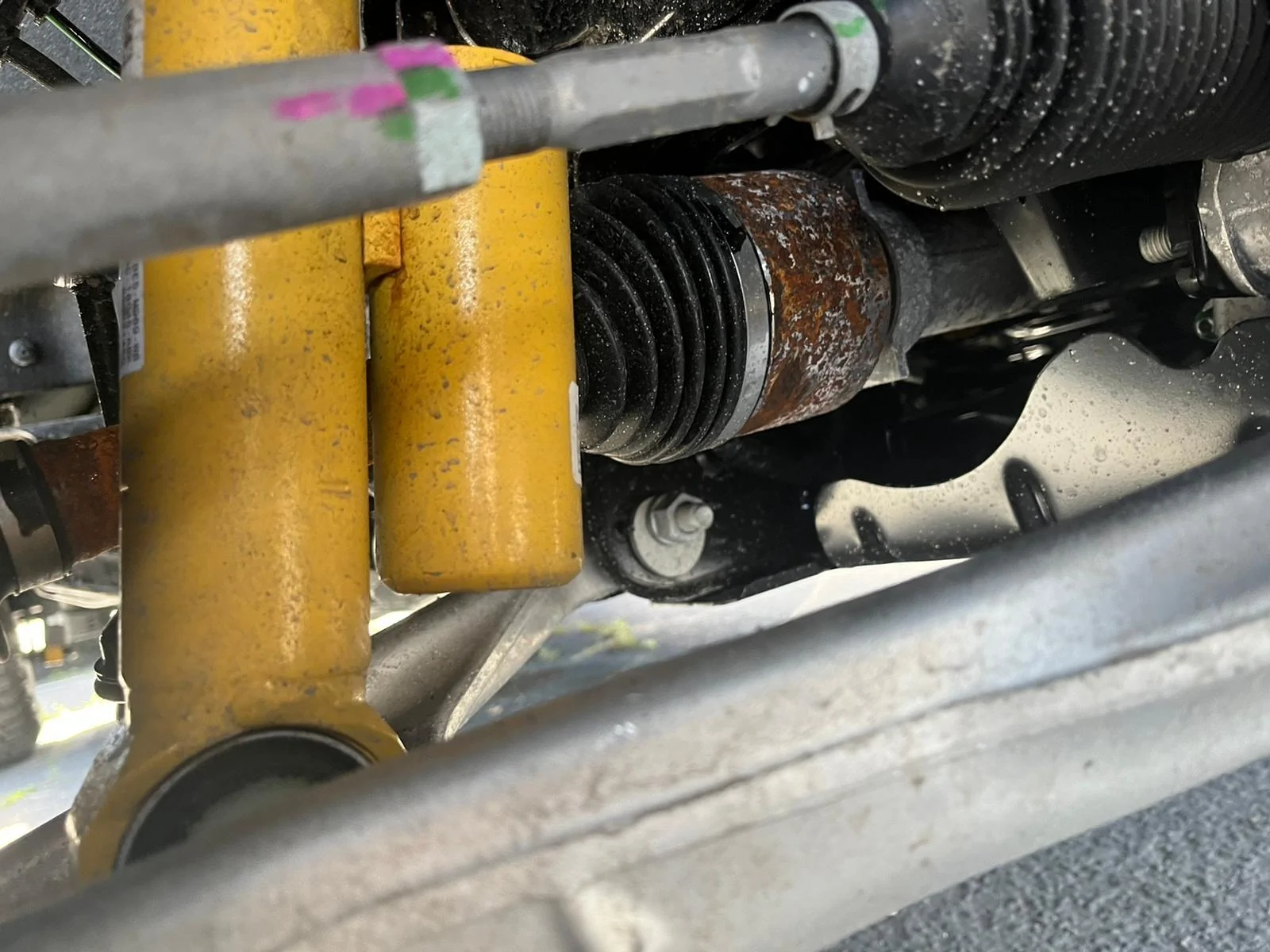 Ford Bronco Rust on car before delivery rust