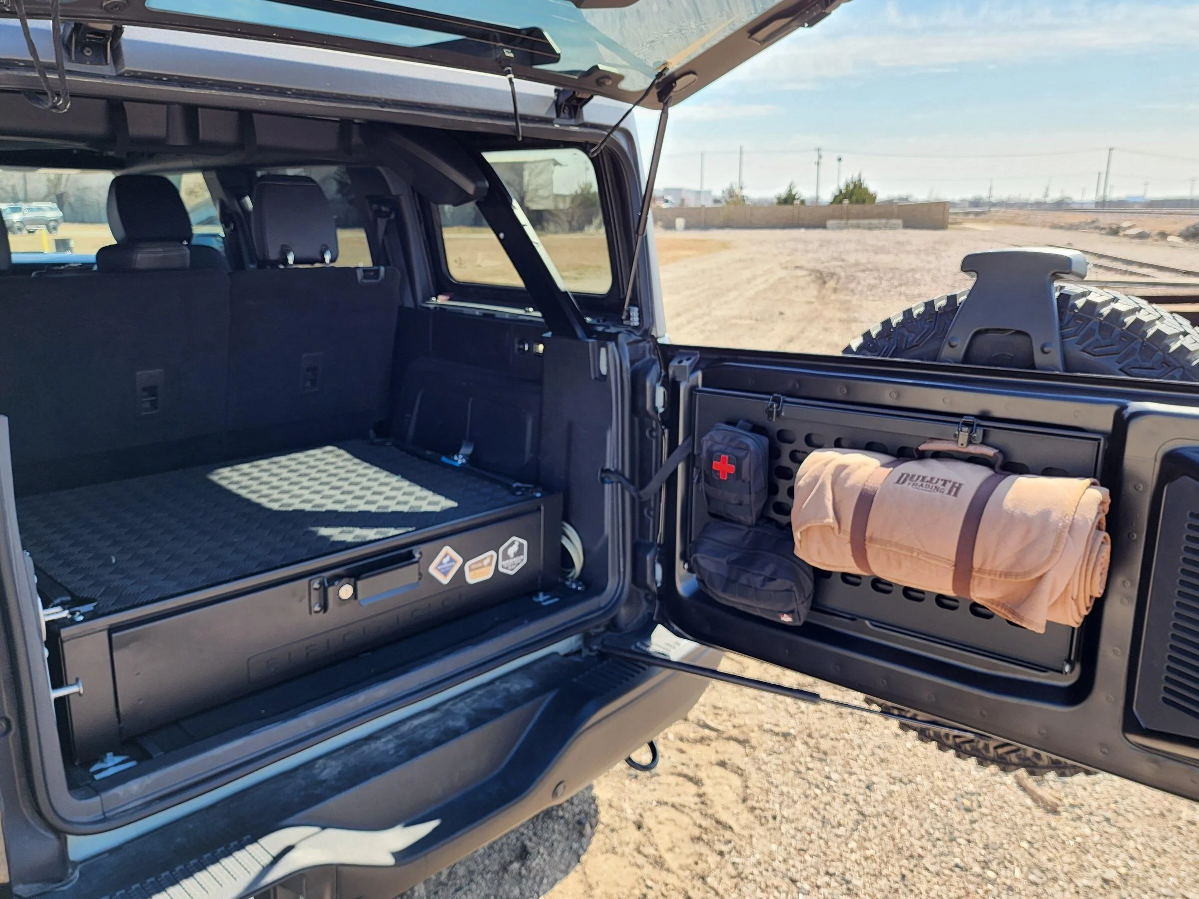 Ford Bronco Lucks Bronco Build: Wrap Satin/Gloss, BA Tent Rear Roof Rack, Baja Designs, GoRhino Steps, Storage... 20220302_141433