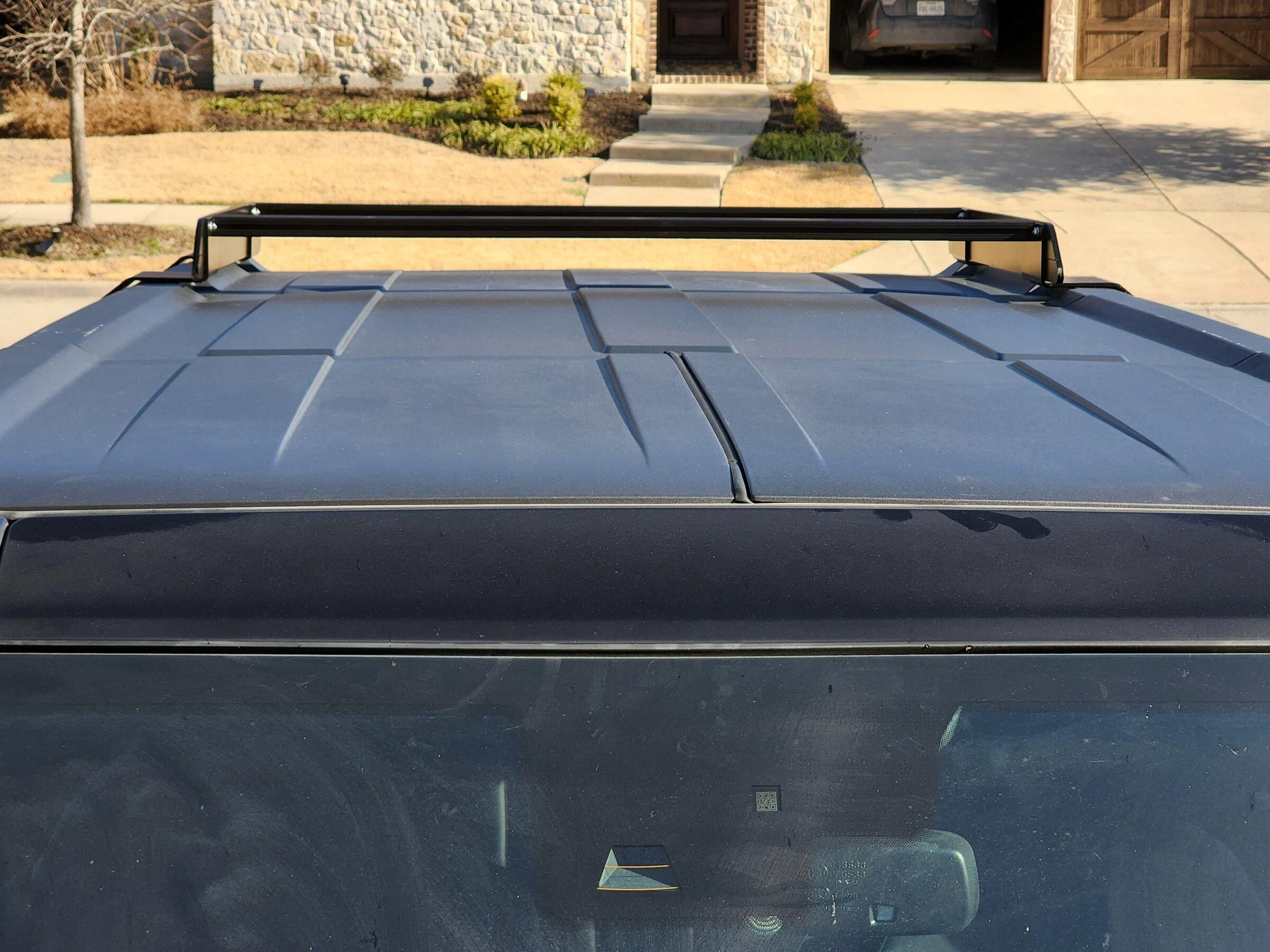 Ford Bronco Badass Tents Rear Half Roof Rack installed on 4-Door Bronco MIC Top 20220302_091620