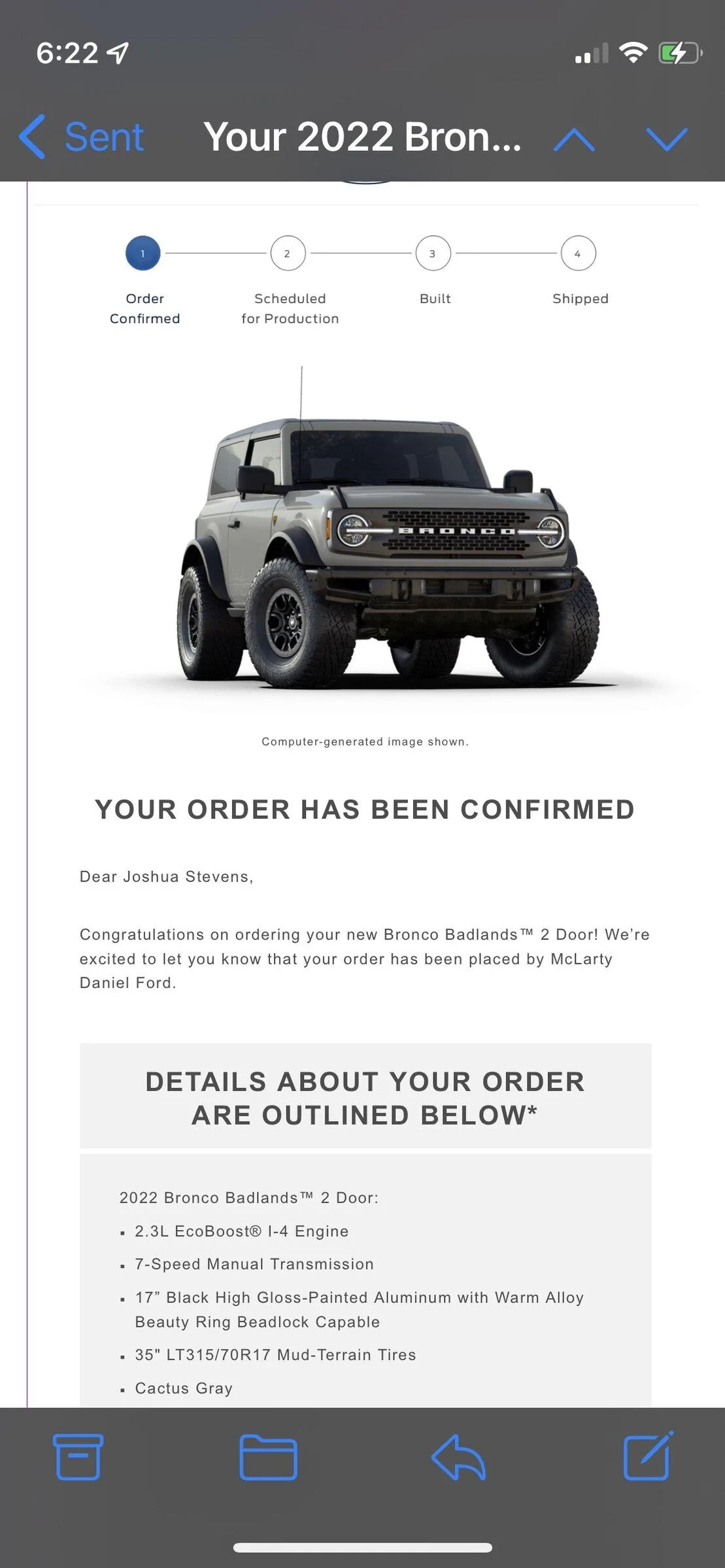 Ford Bronco New Member/order lets play over or under 75602F41-7706-43C8-8959-1A3E9CDD6093