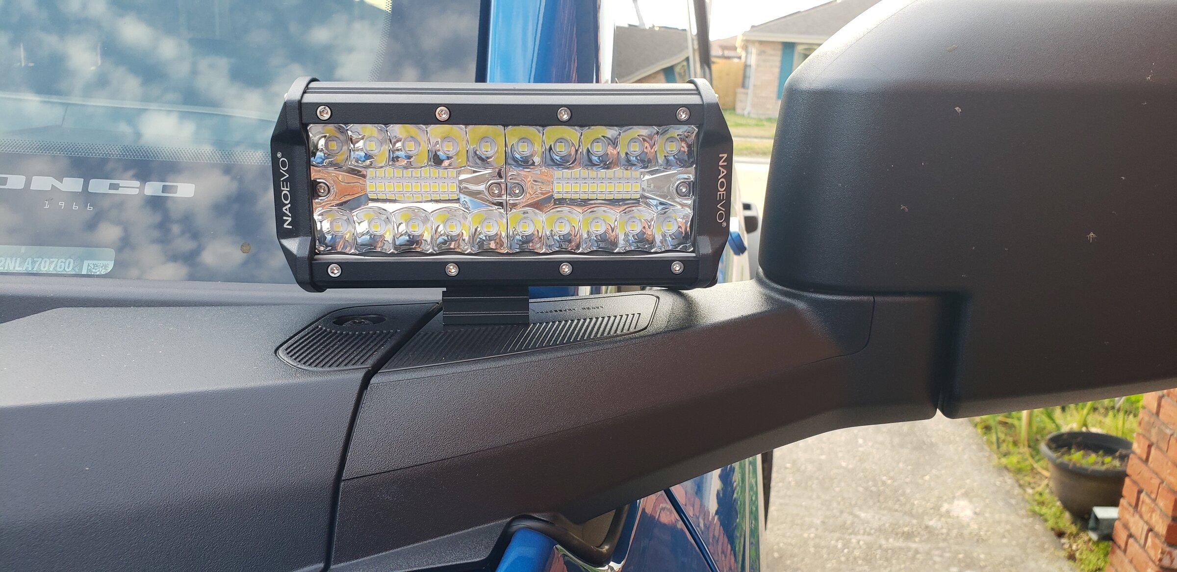 Ford Bronco Budget minded ditch lights 20220303_171436