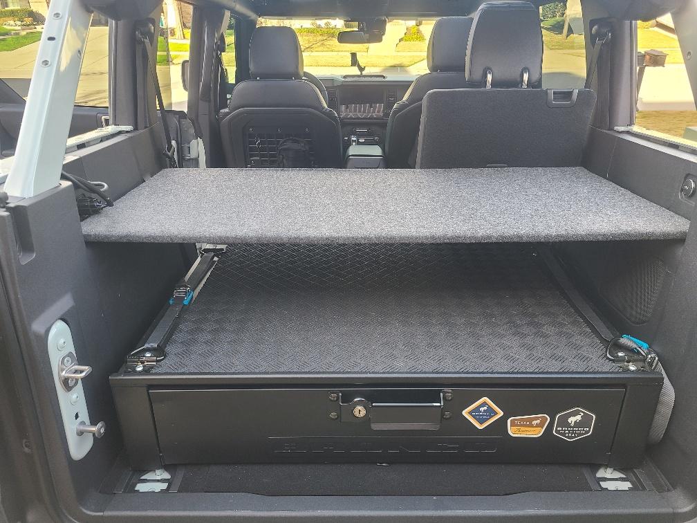 Ford Bronco Lucks Bronco Build: Wrap Satin/Gloss, BA Tent Rear Roof Rack, Baja Designs, GoRhino Steps, Storage... 20211228_151452_resized