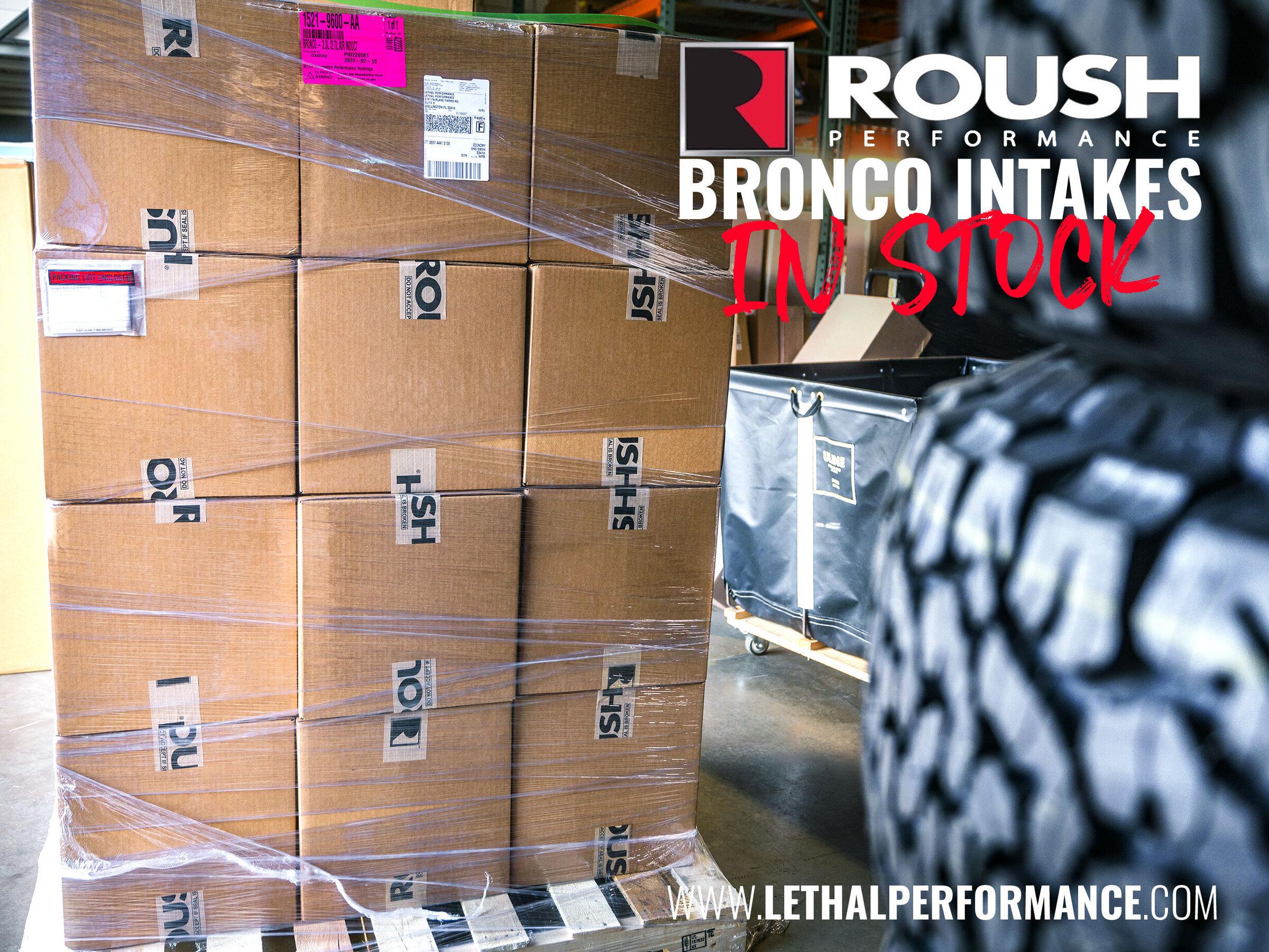 Ford Bronco ROUSH Intakes BACK IN STOCK!  |  Lethal Performance broncoroushinstakes
